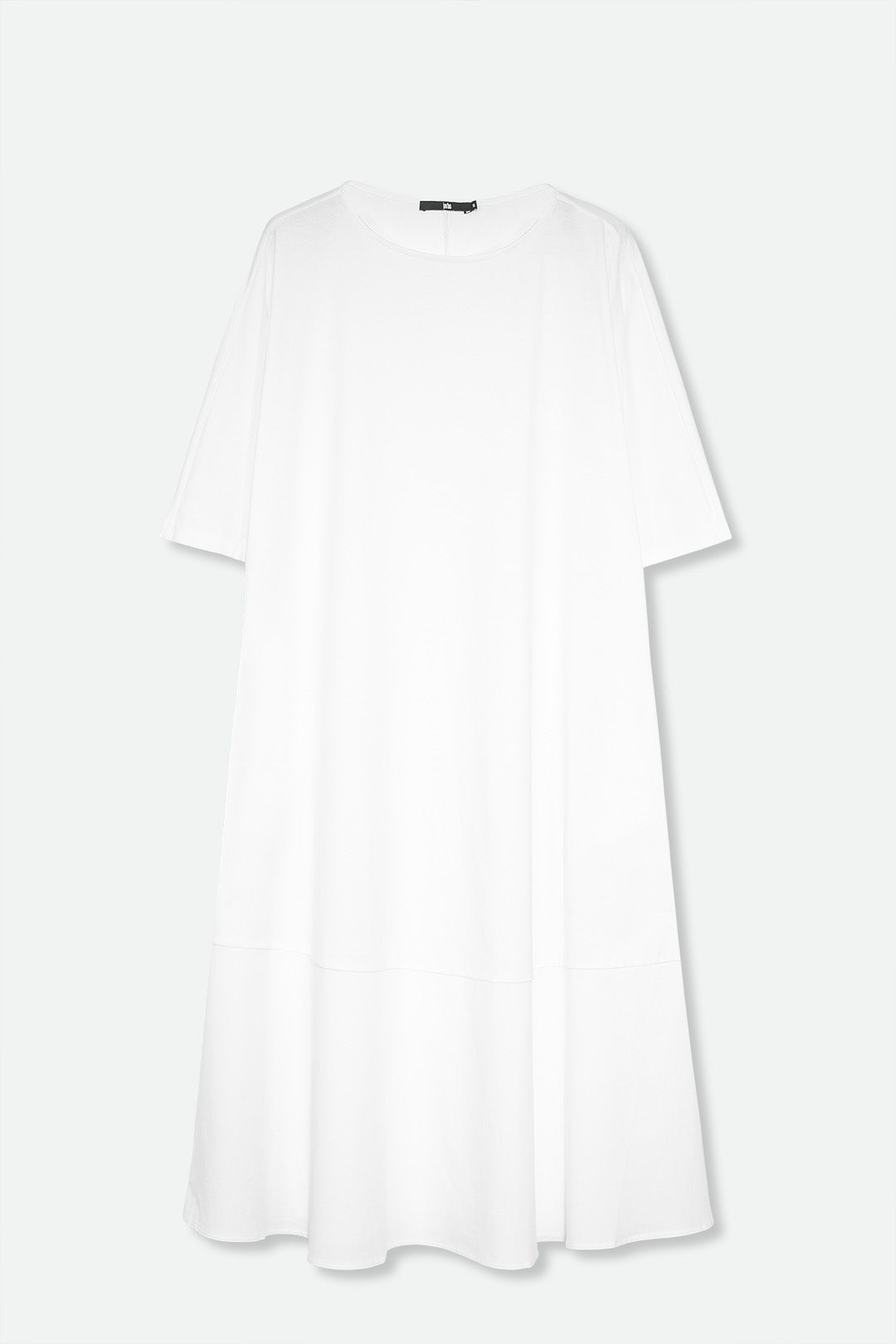 DAVINA MAXI DRESS IN ITALIAN JERSEY AND POPLIN COTTON - Jarbo