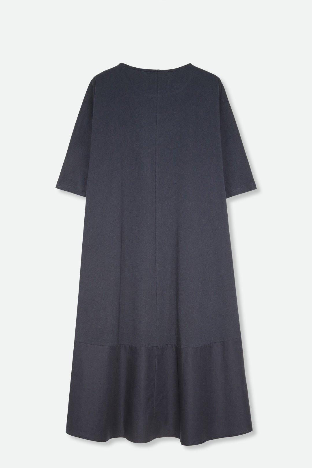 DAVINA MAXI DRESS IN ITALIAN JERSEY AND POPLIN COTTON - Jarbo