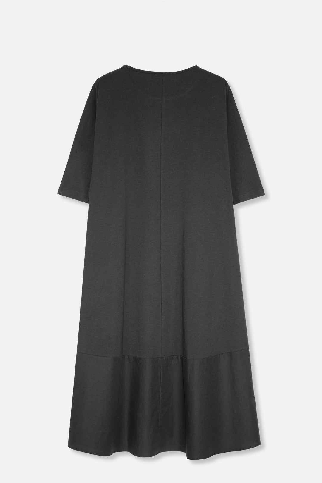 DAVINA MAXI DRESS IN ITALIAN JERSEY AND POPLIN COTTON - Jarbo