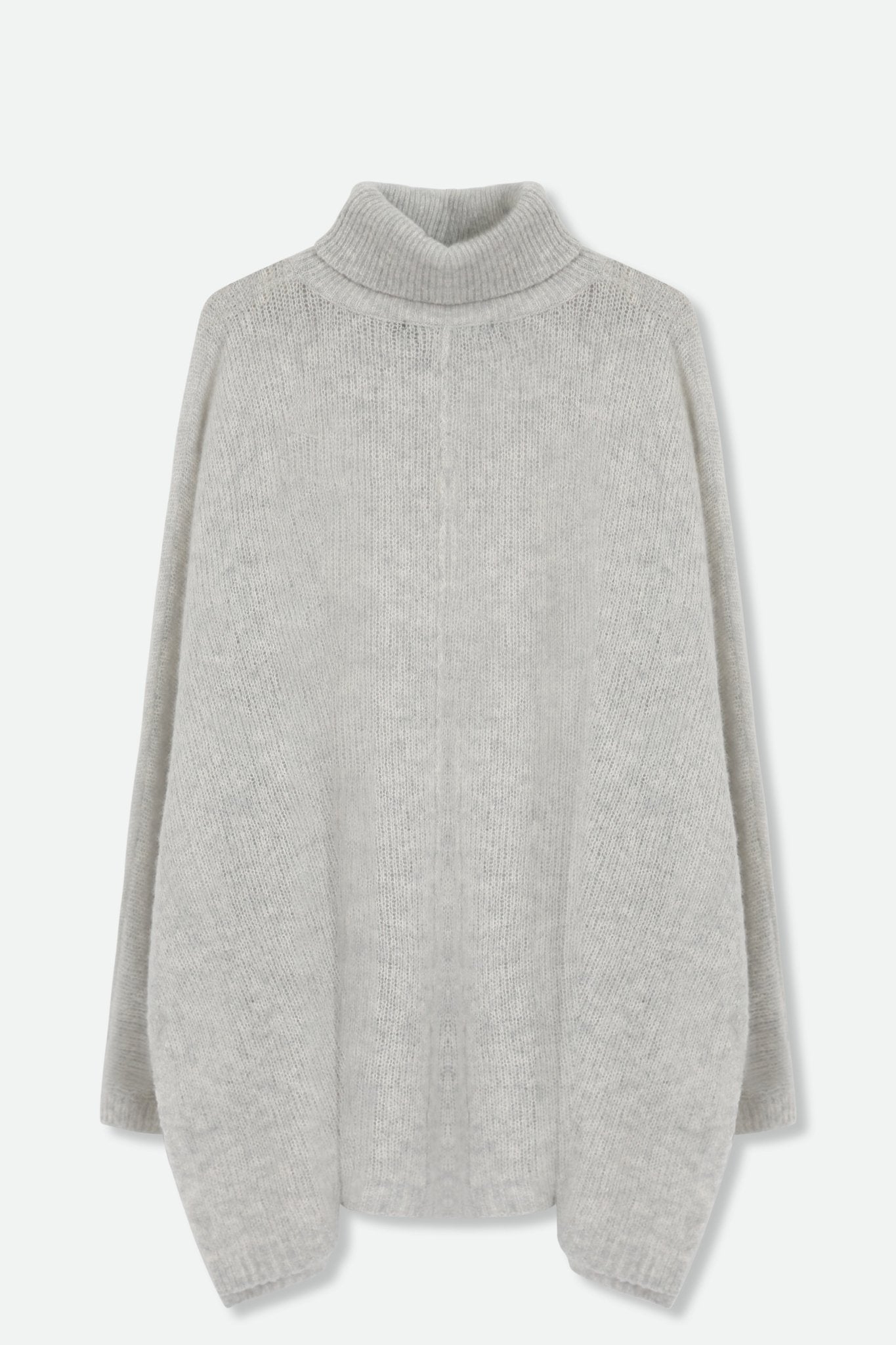 ELENA TURTLENECK PONCHO IN CASHMERE - Jarbo