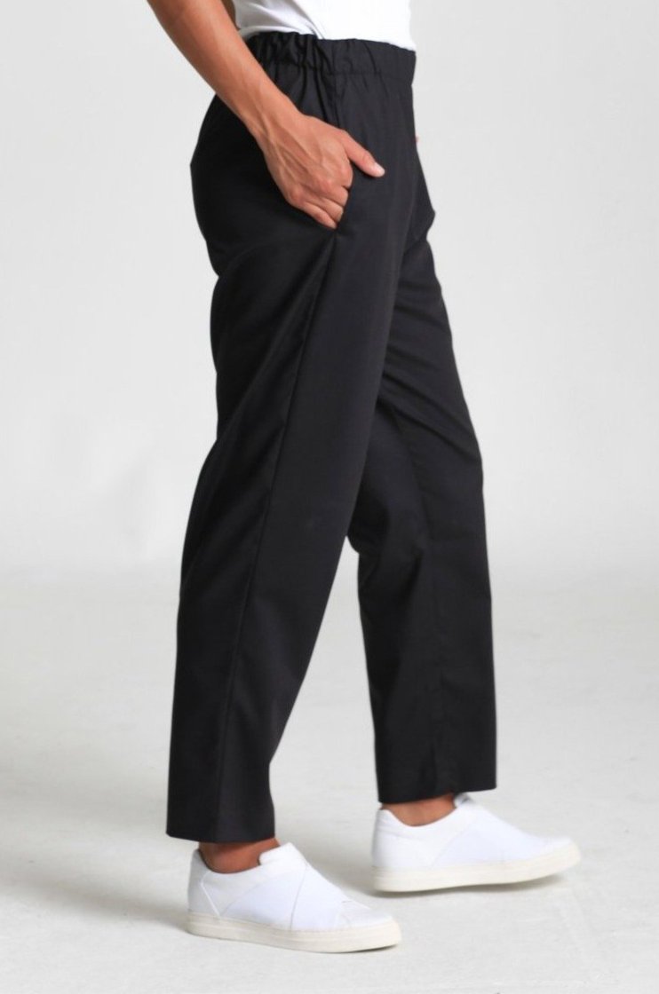 ELLE PULL - ON PANT IN ITALIAN STRETCH WOOL - Jarbo
