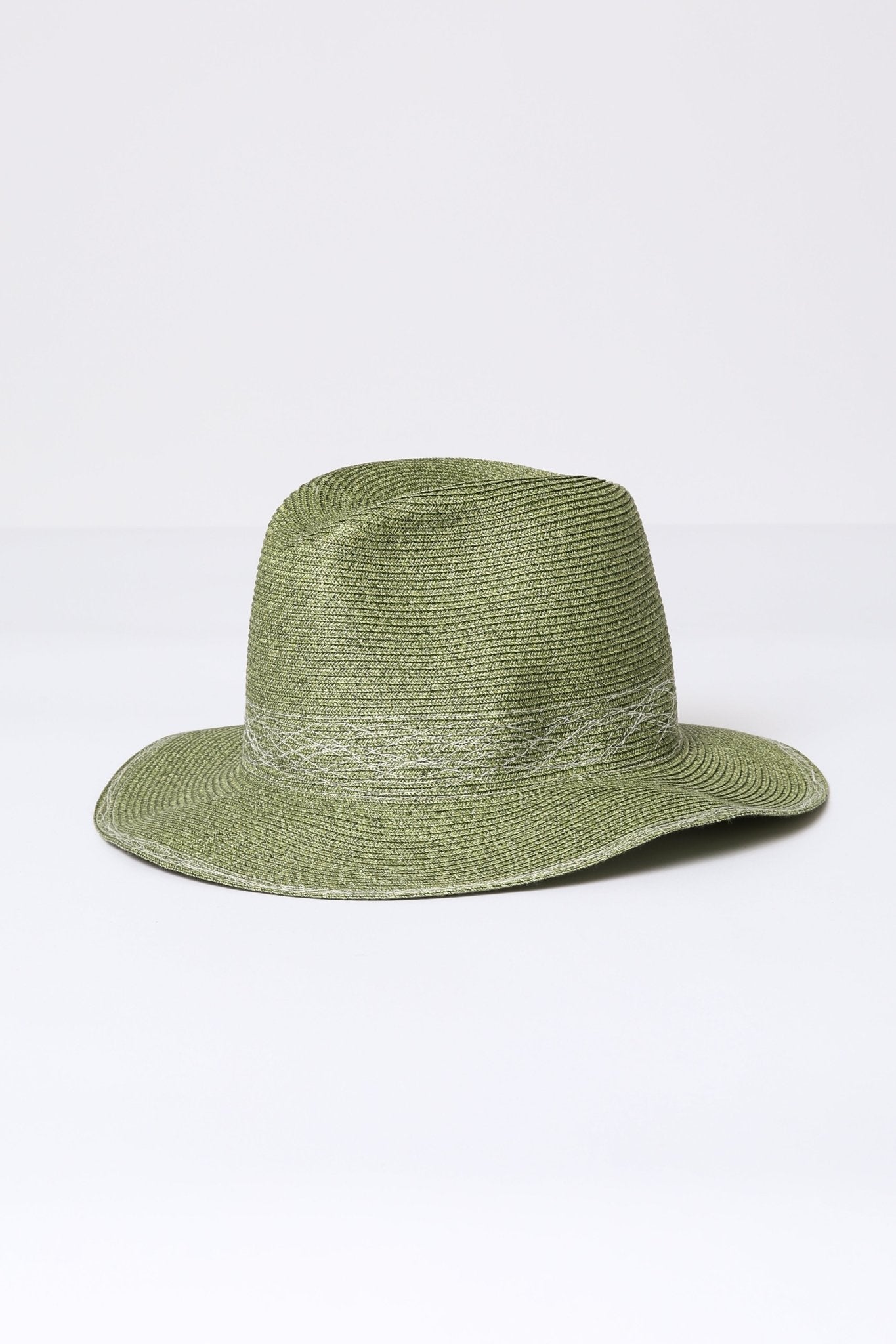 FEDORA HAT IN STRAW BY CATERINA BERTINI - Jarbo
