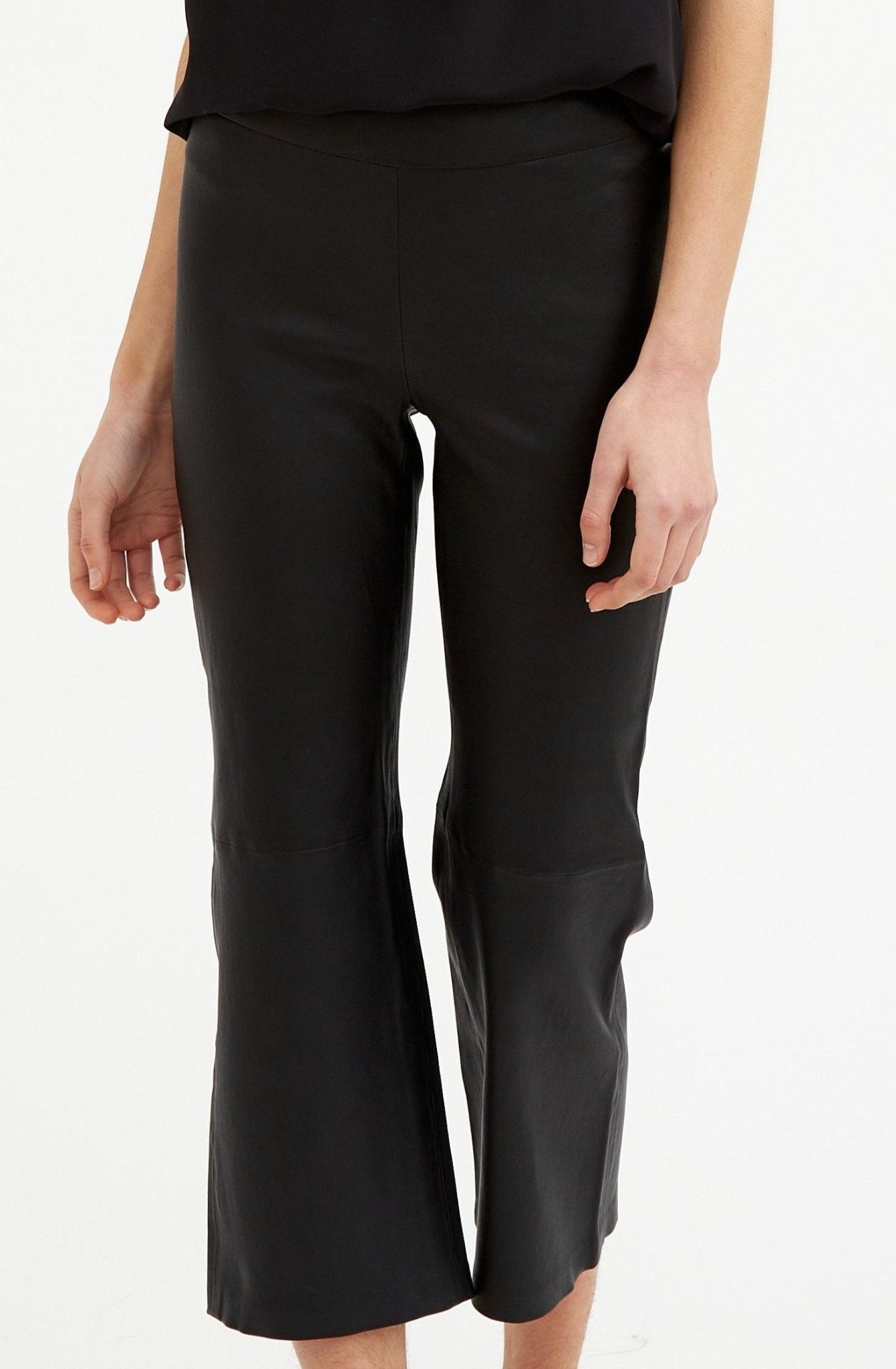 FLARE PULL ON IN STRETCH LEATHER - Jarbo