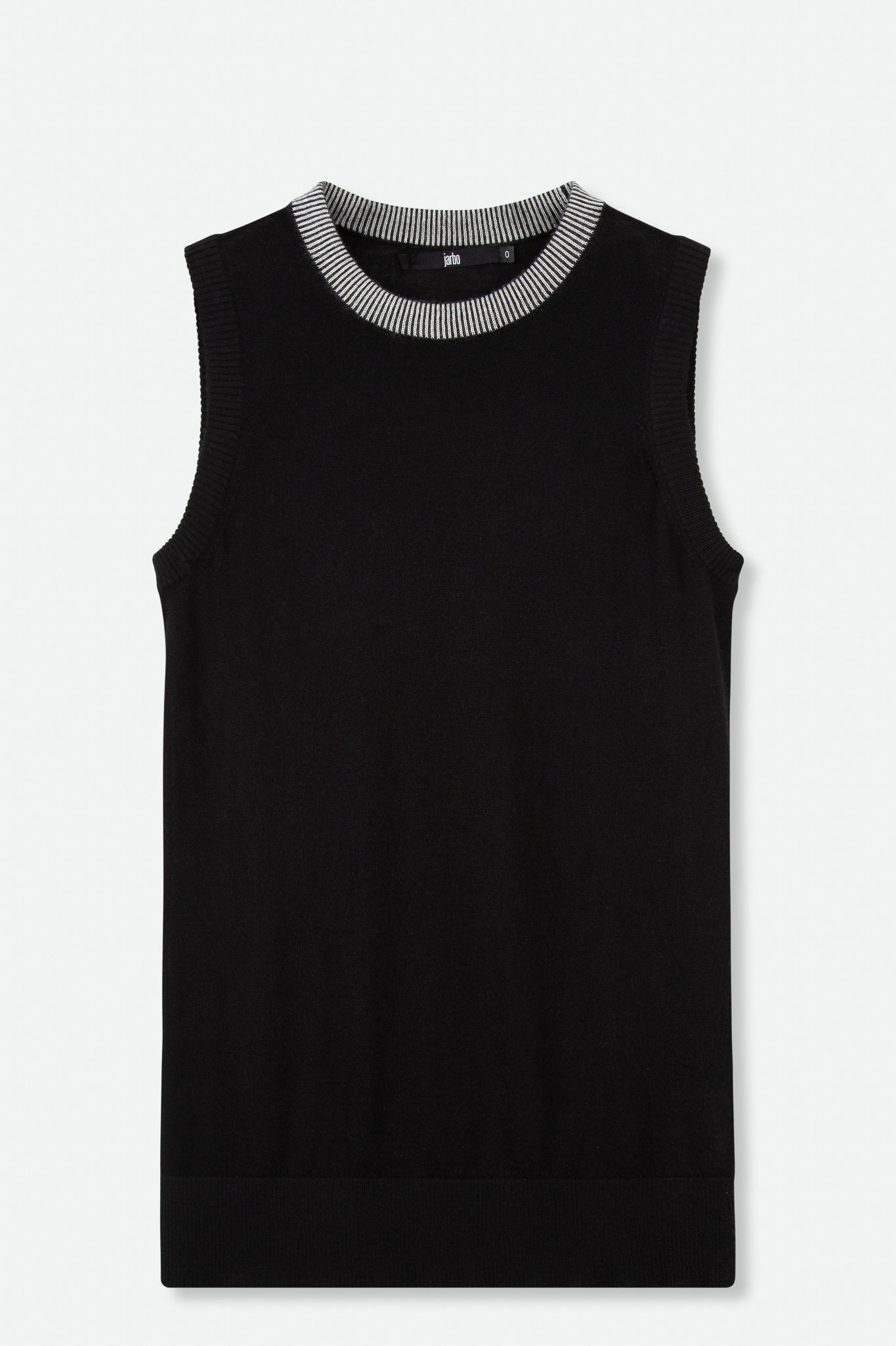 GABBY SLEEVELESS TANK IN FINE GAUGE CASHMERE - Jarbo