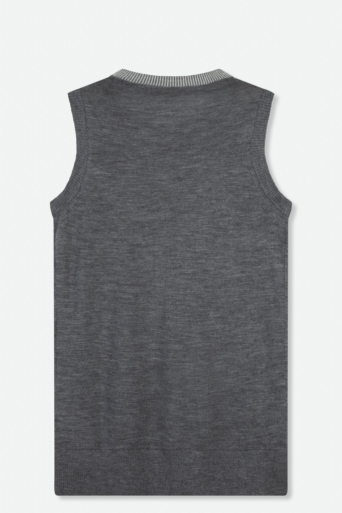 GABBY SLEEVELESS TANK IN FINE GAUGE CASHMERE - Jarbo