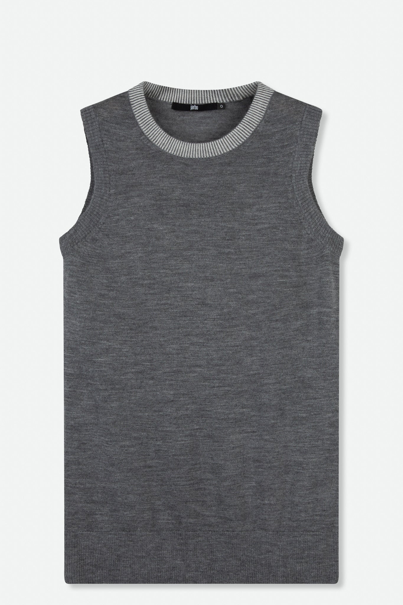 GABBY SLEEVELESS TANK IN FINE GAUGE CASHMERE - Jarbo