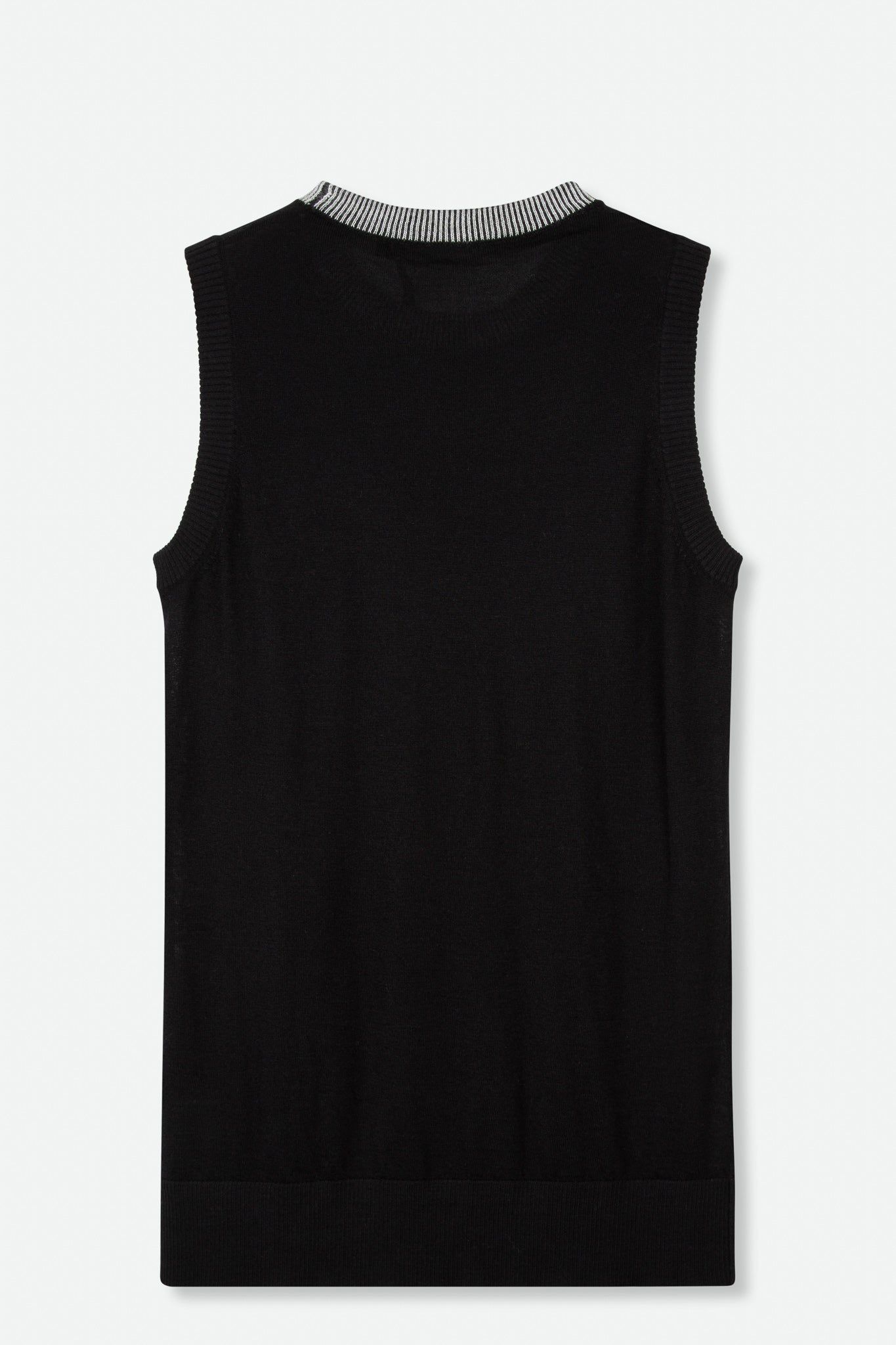 GABBY SLEEVELESS TANK IN FINE GAUGE CASHMERE - Jarbo