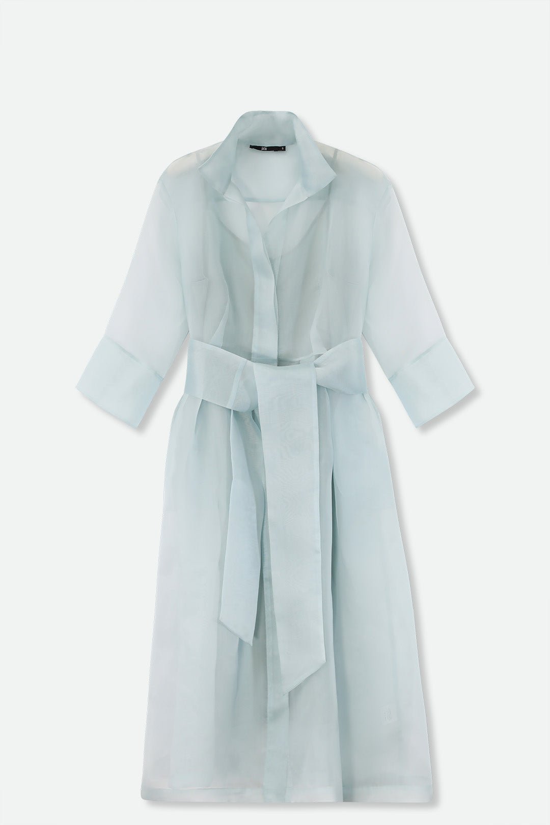 GABRIELLE DRESS IN SILK ORGANZA SEABREEZE - Jarbo