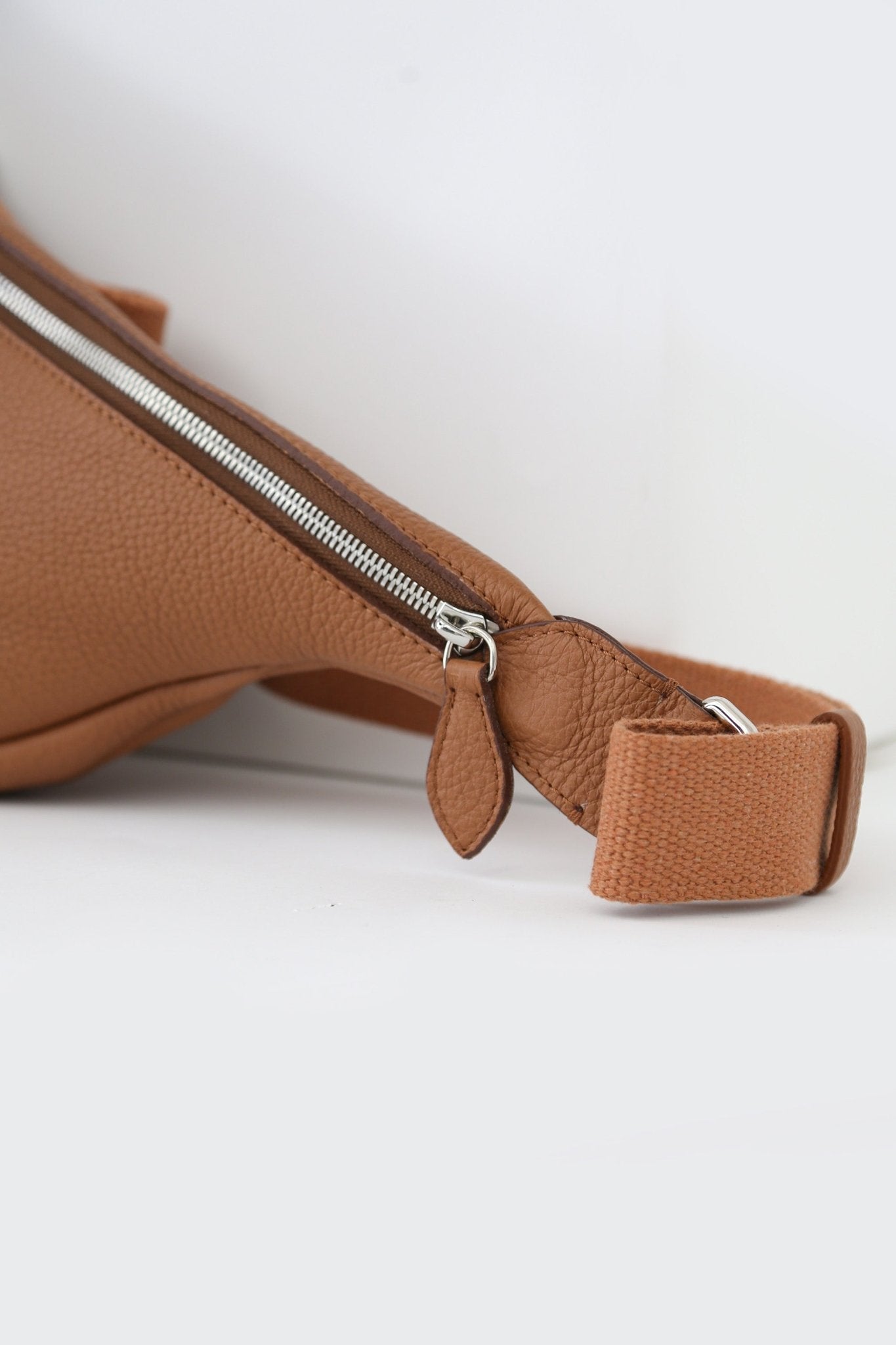 GEMMA ITALIAN LEATHER CROSSBODY NATURAL CUOIO - Jarbo