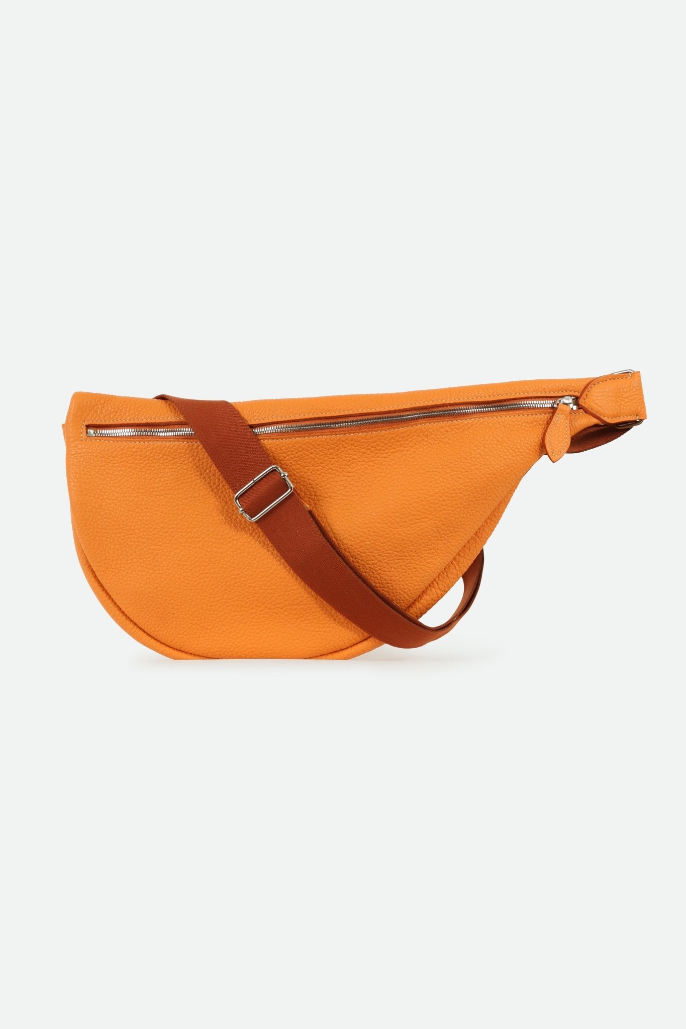 GEMMA ITALIAN LEATHER CROSSBODY ORANGE