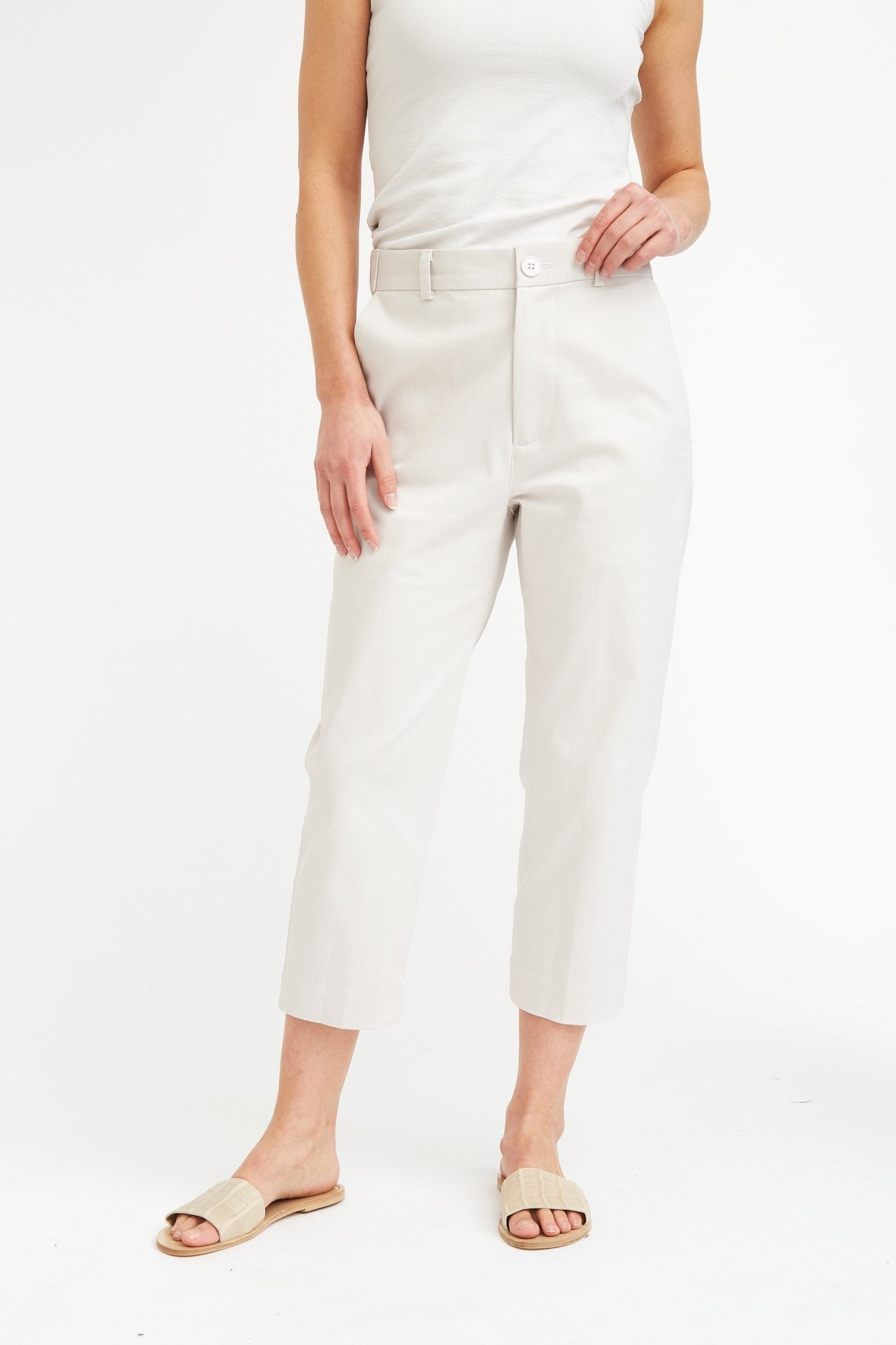 GEORGIA PANT IN TECHNICAL STRETCH COTTON - Jarbo