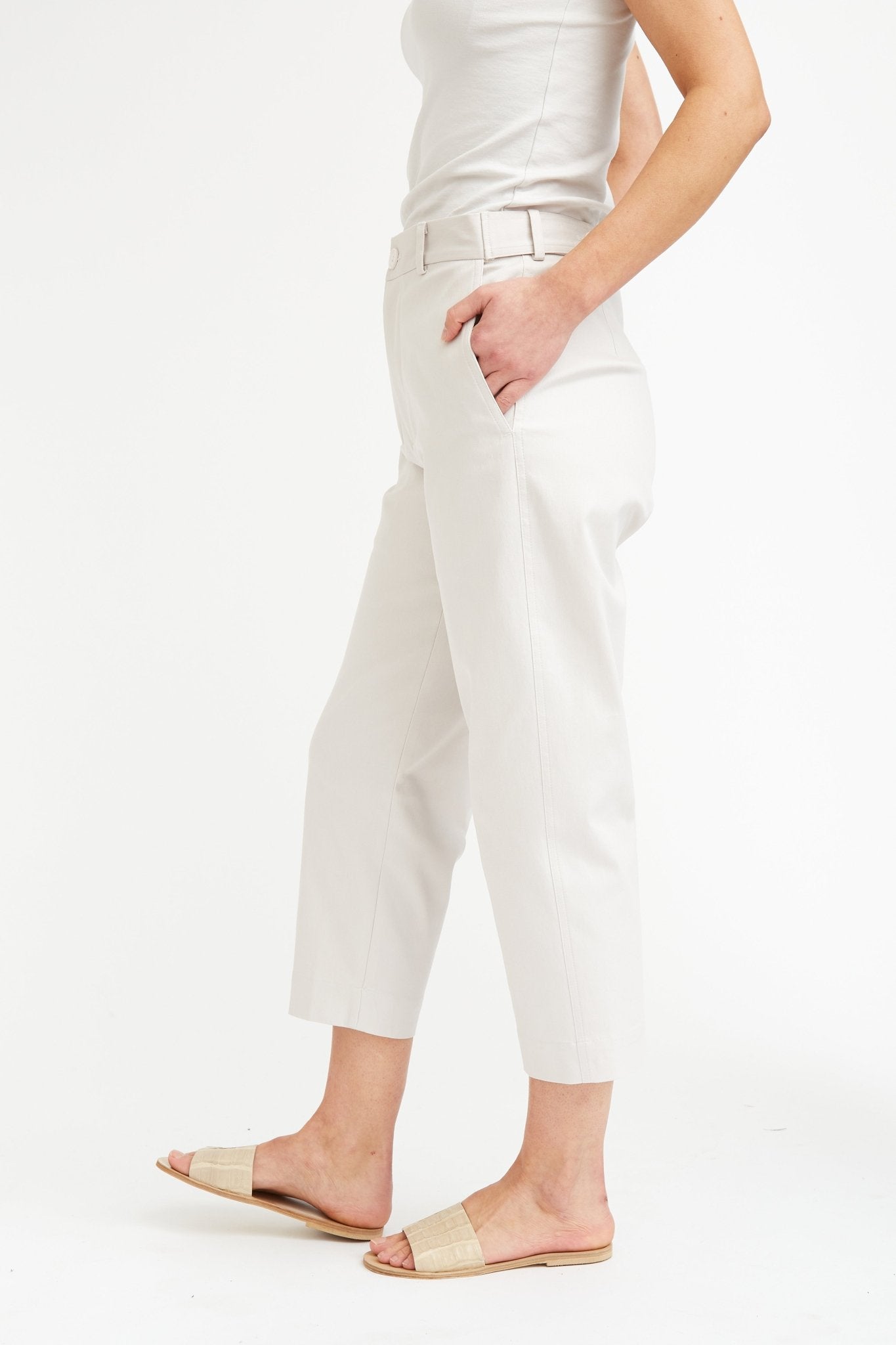 GEORGIA PANT IN TECHNICAL STRETCH COTTON - Jarbo