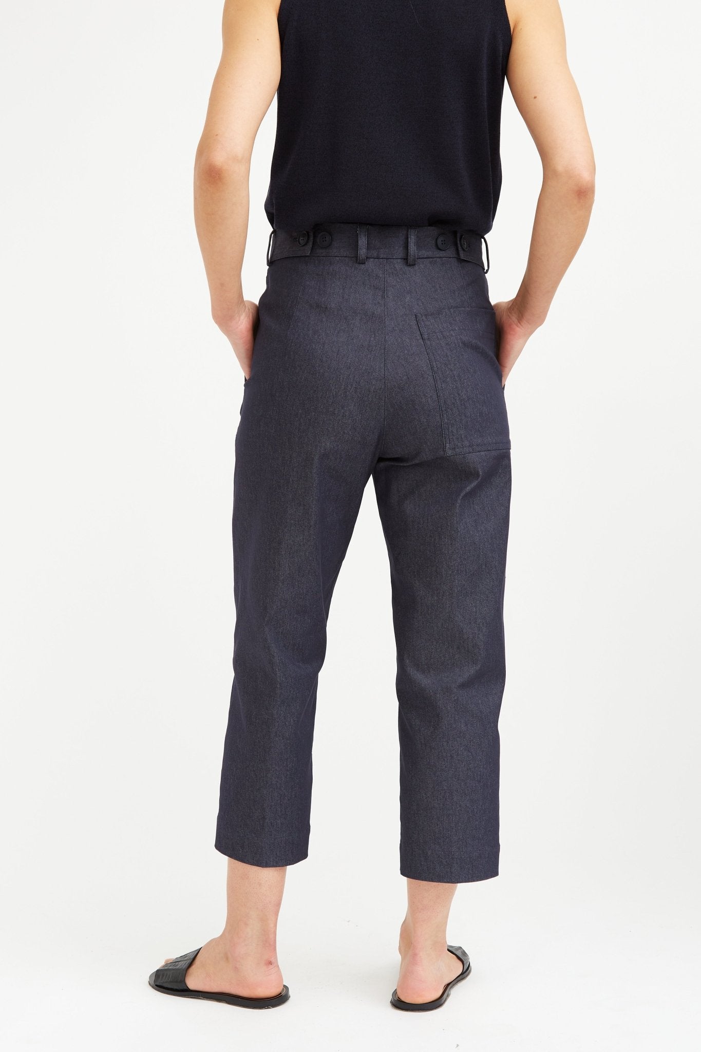 GEORGIA PANT IN TECHNICAL STRETCH COTTON - Jarbo
