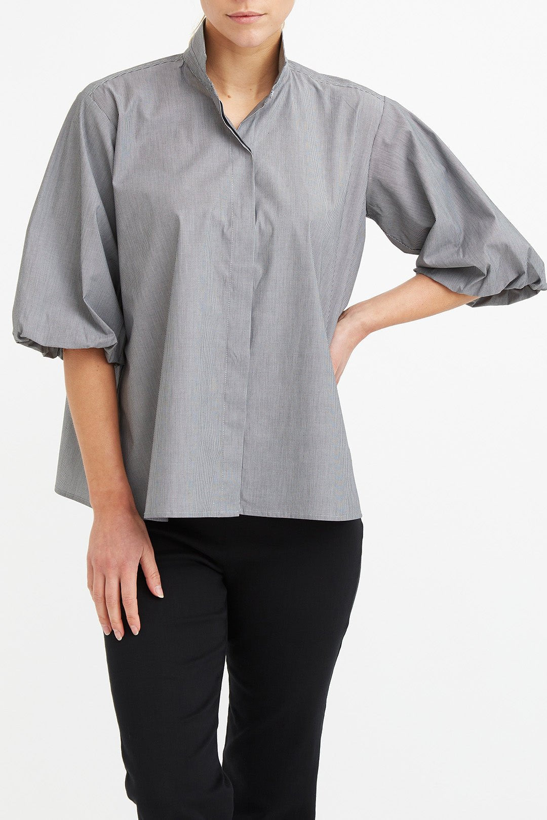 GIGI SHIRT IN ITALIAN STRETCH COTTON - Jarbo