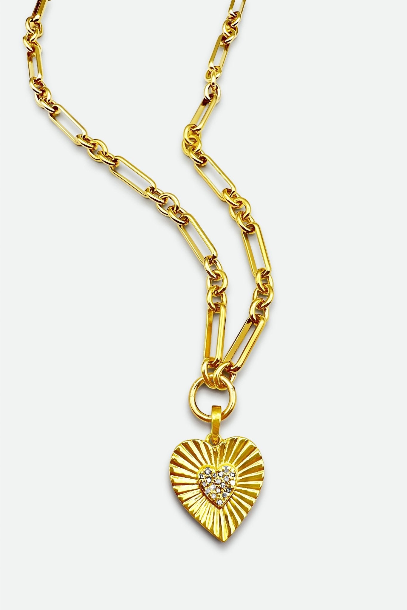 HEART PENDANT NECKLACE - Jarbo