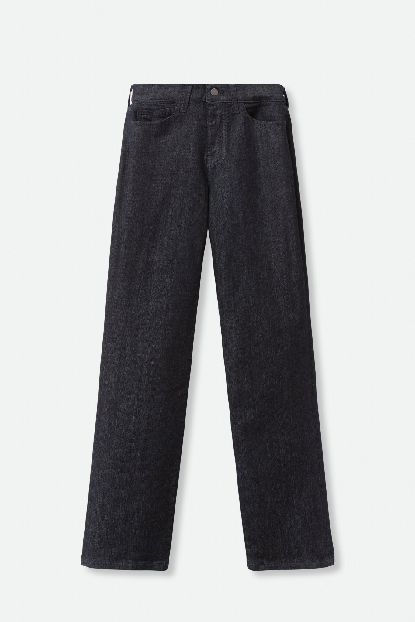 HIGH-RISE FIVE POCKET STRAIGHT LEG IN DARK WASH DENIM STRETCH - Jarbo