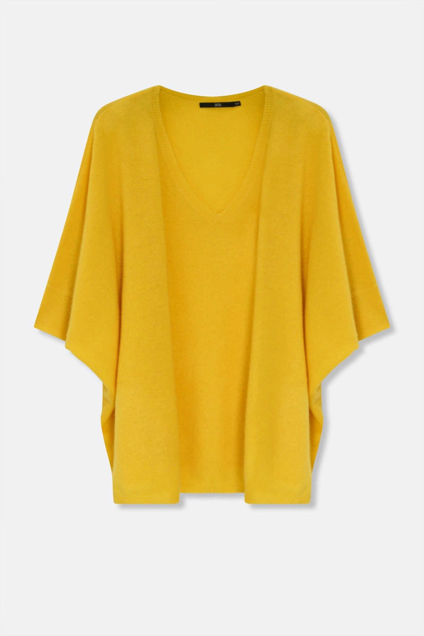 IRINA PONCHO IN PURE NEPALESE CASHMERE - Jarbo