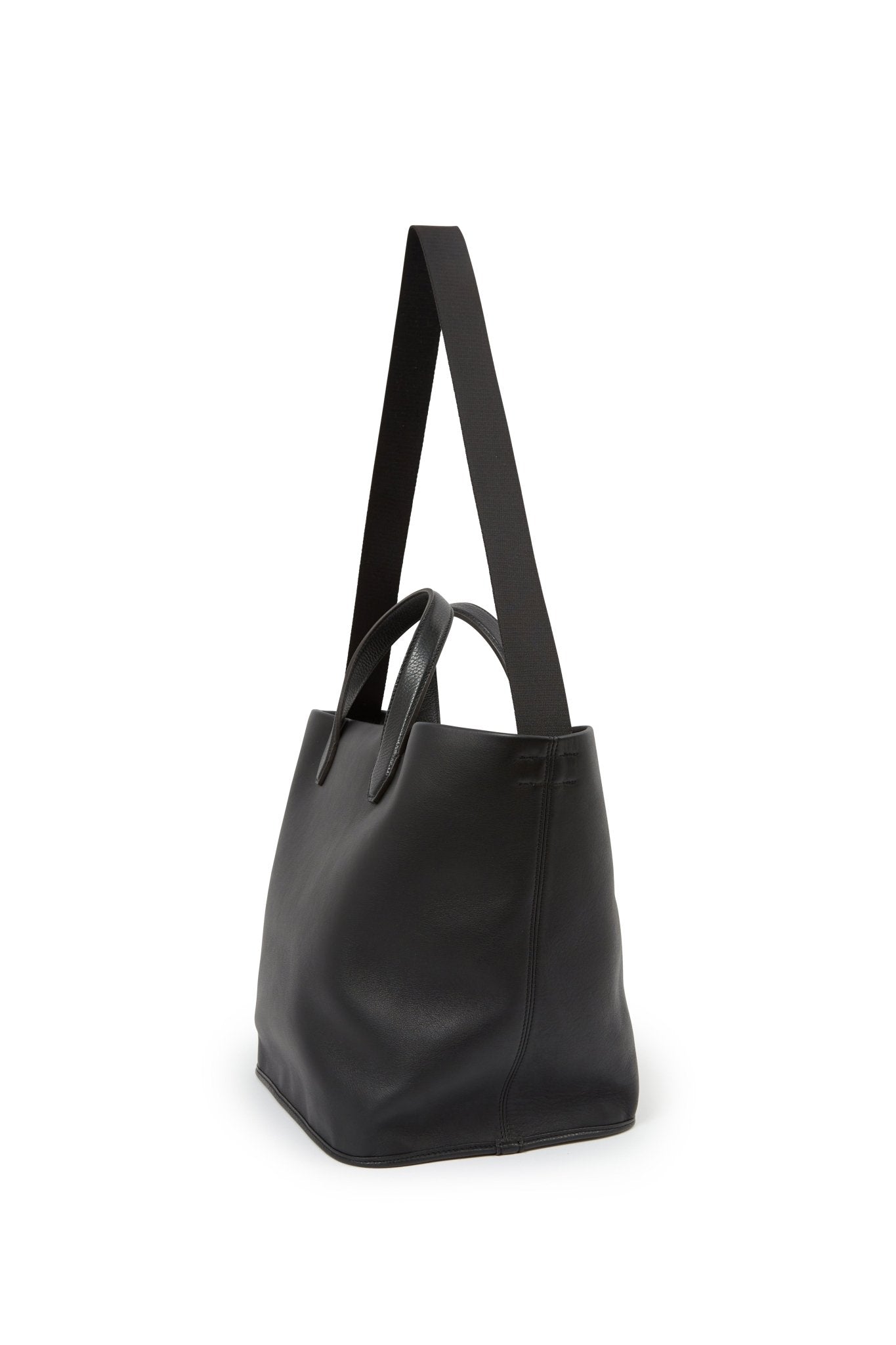 JANEL ITALIAN LEATHER BUCKET HANDBAG - Jarbo