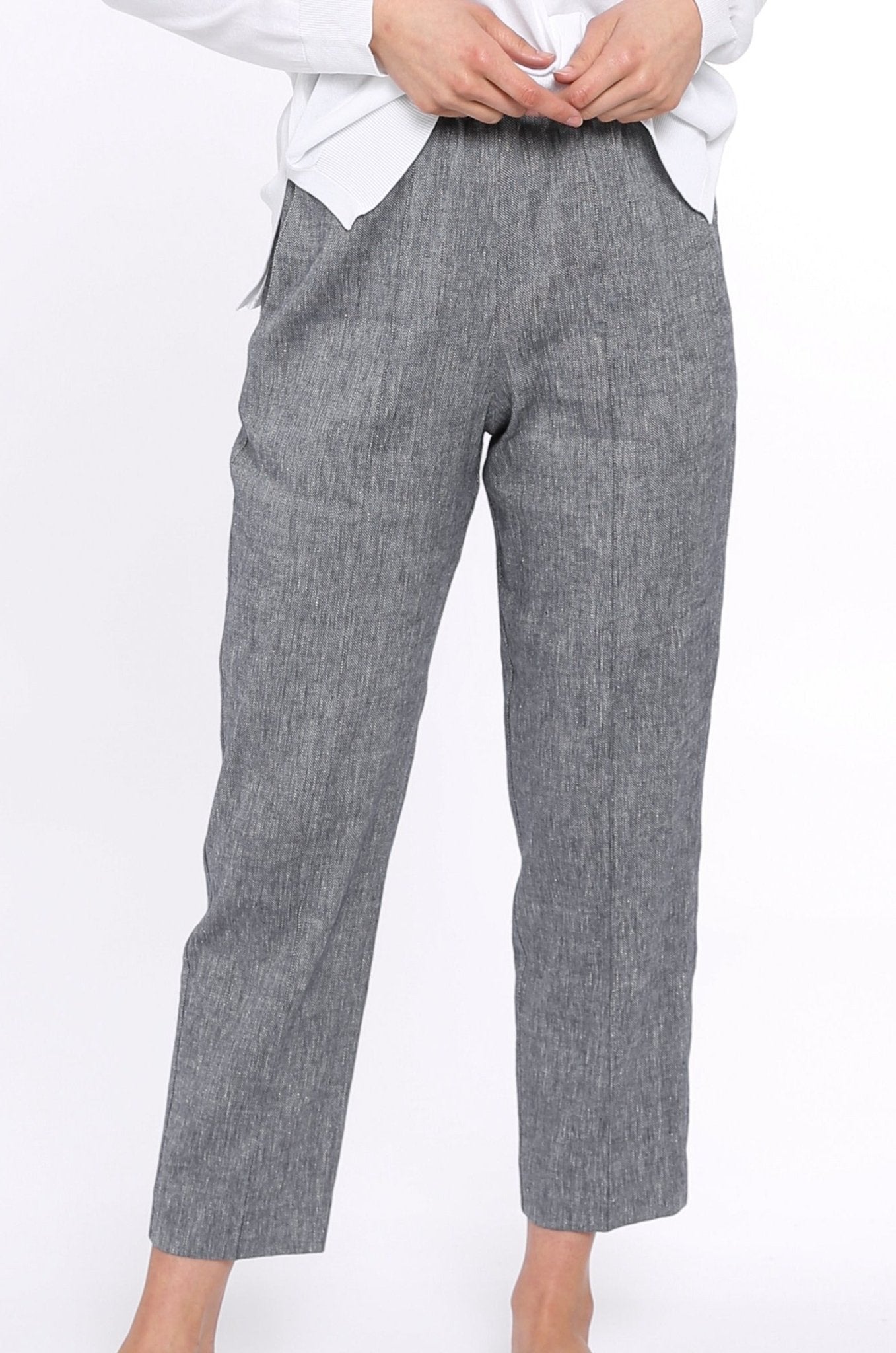 JANICE PANT IN LINEN-COTTON - Jarbo