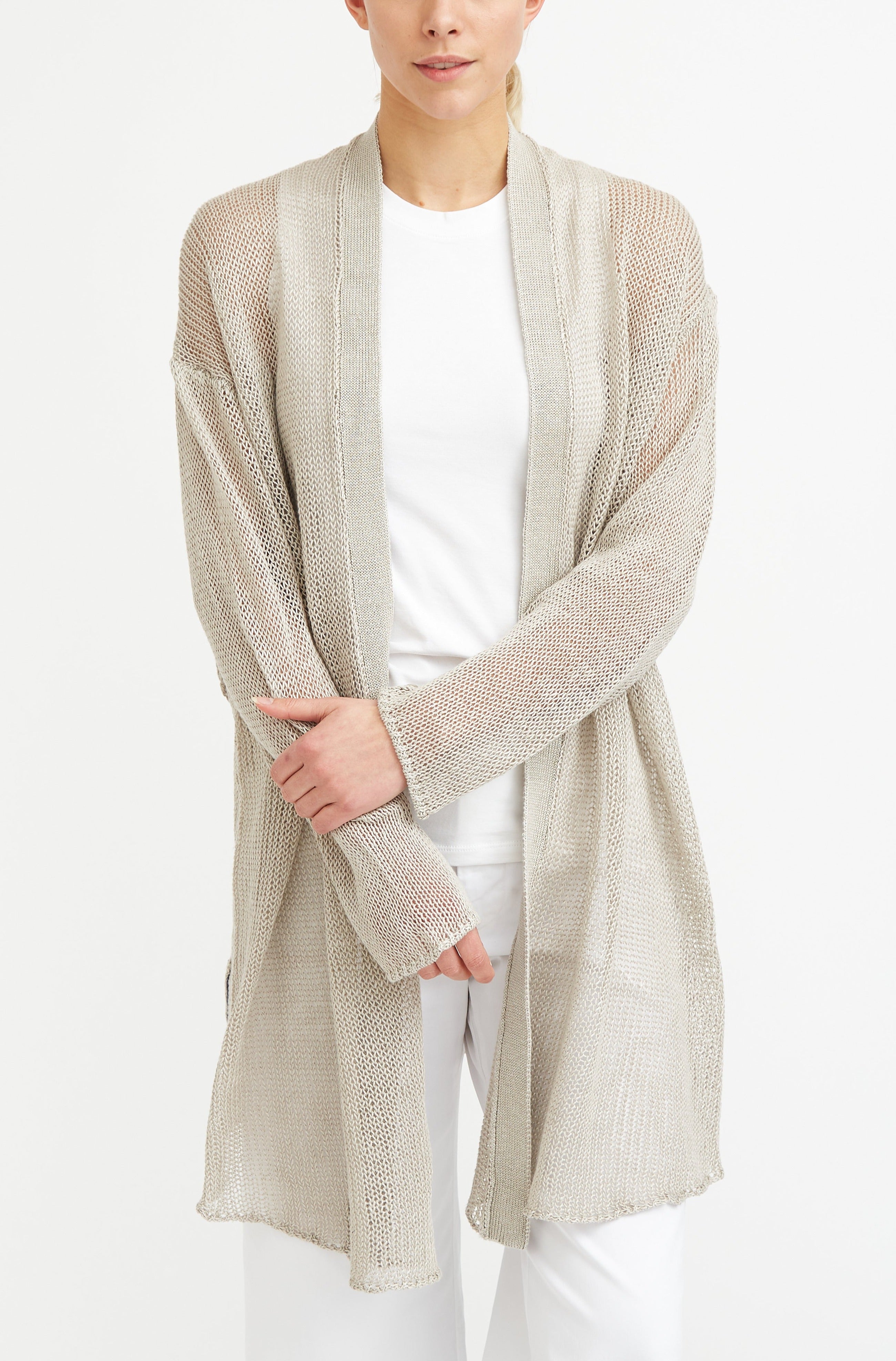 CAPRI CARDIGAN IN LINEN KNIT