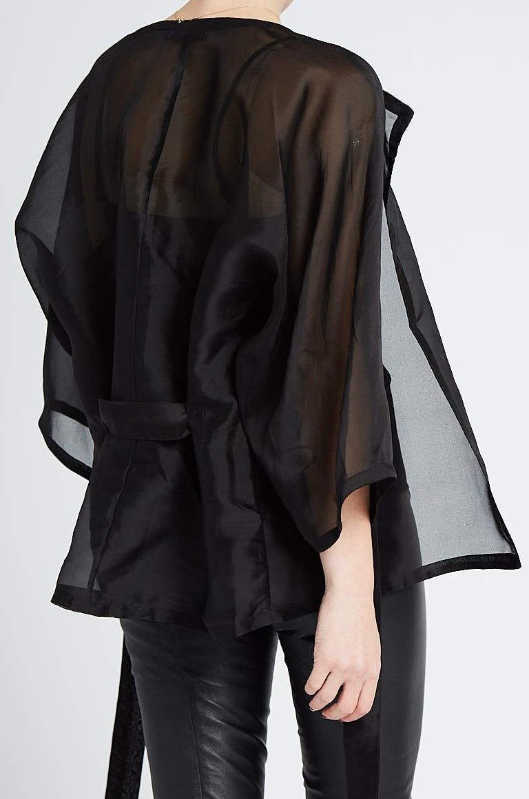 KIMONO JACKET IN ORGANZA - Jarbo