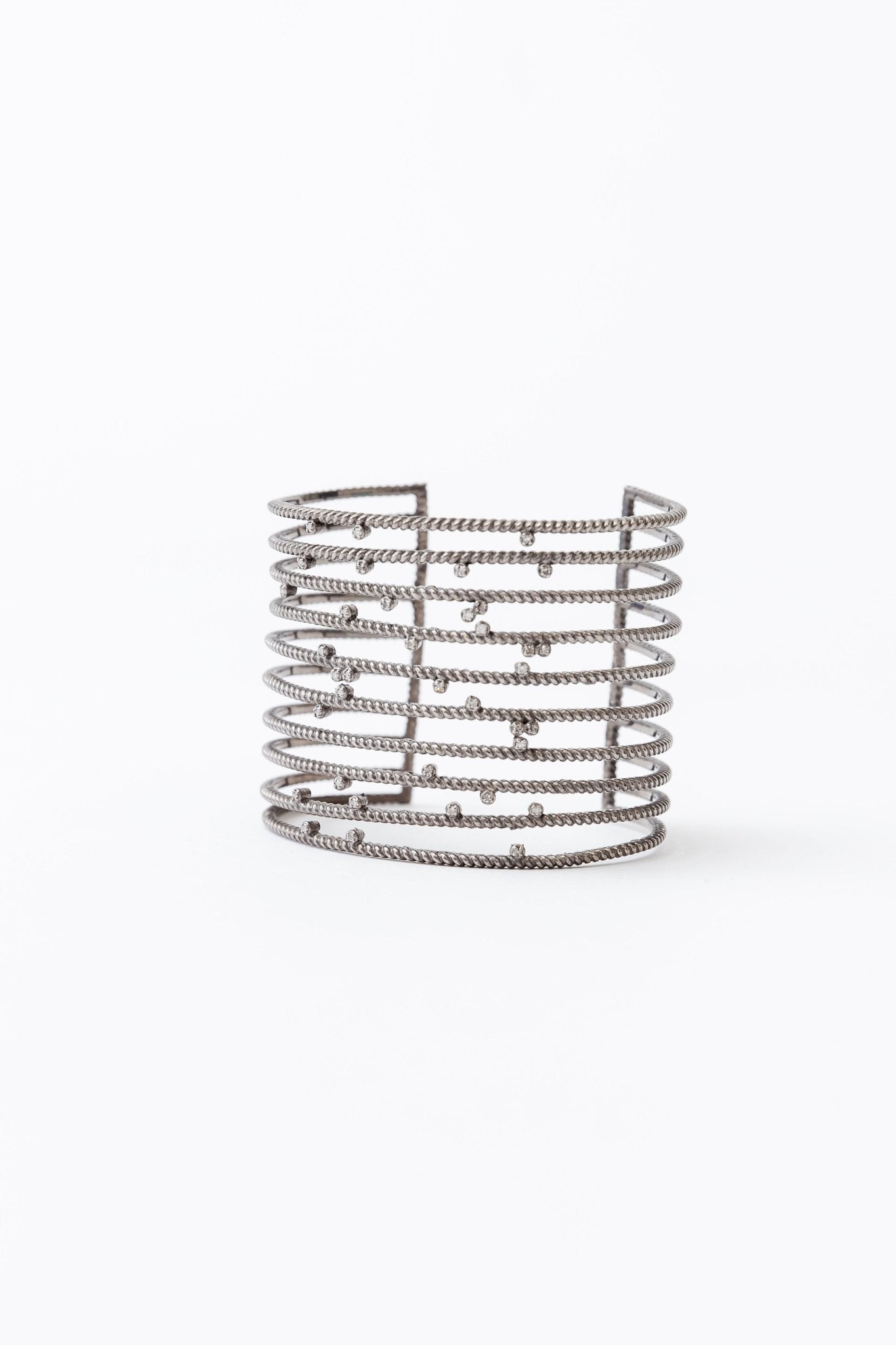 LADDER CUFF WITH DIAMONDS - Jarbo