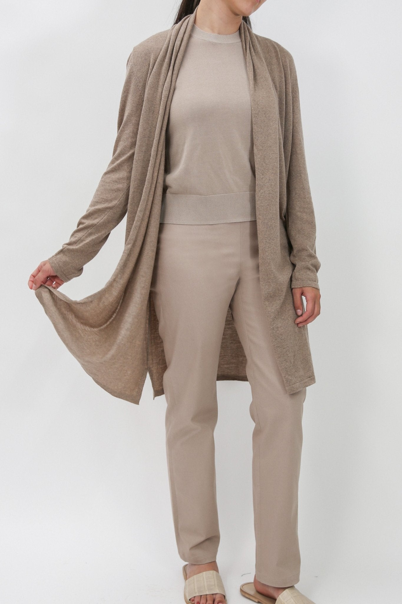 LIA SLEEVELESS CREW IN HIGH TWIST COTTON - Jarbo