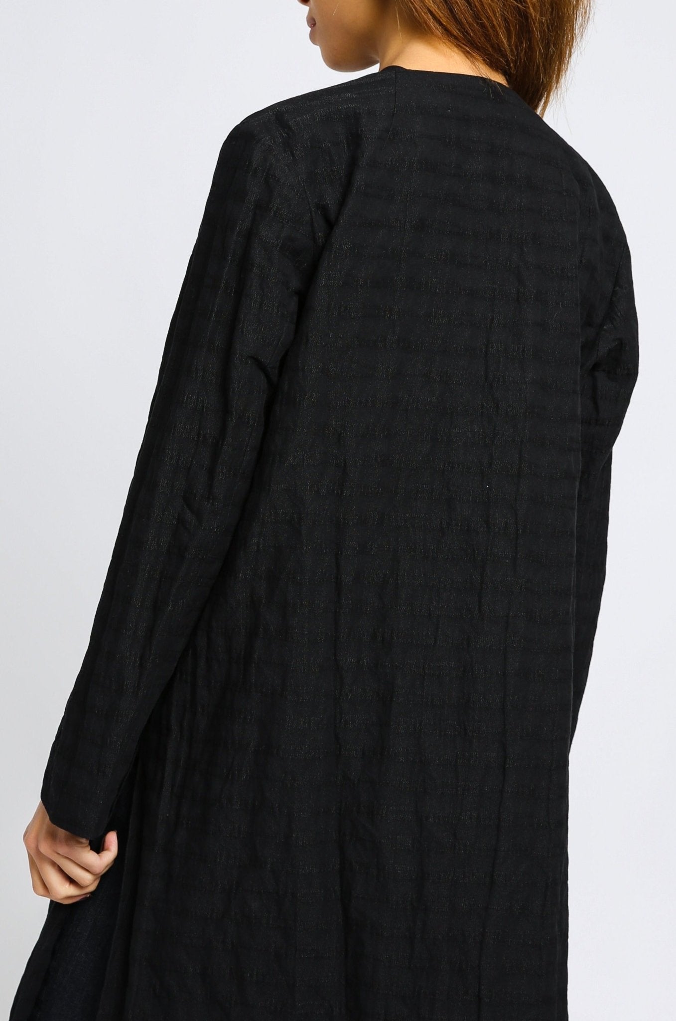 LONG JACKET IN COTTON JACQUARD - Jarbo