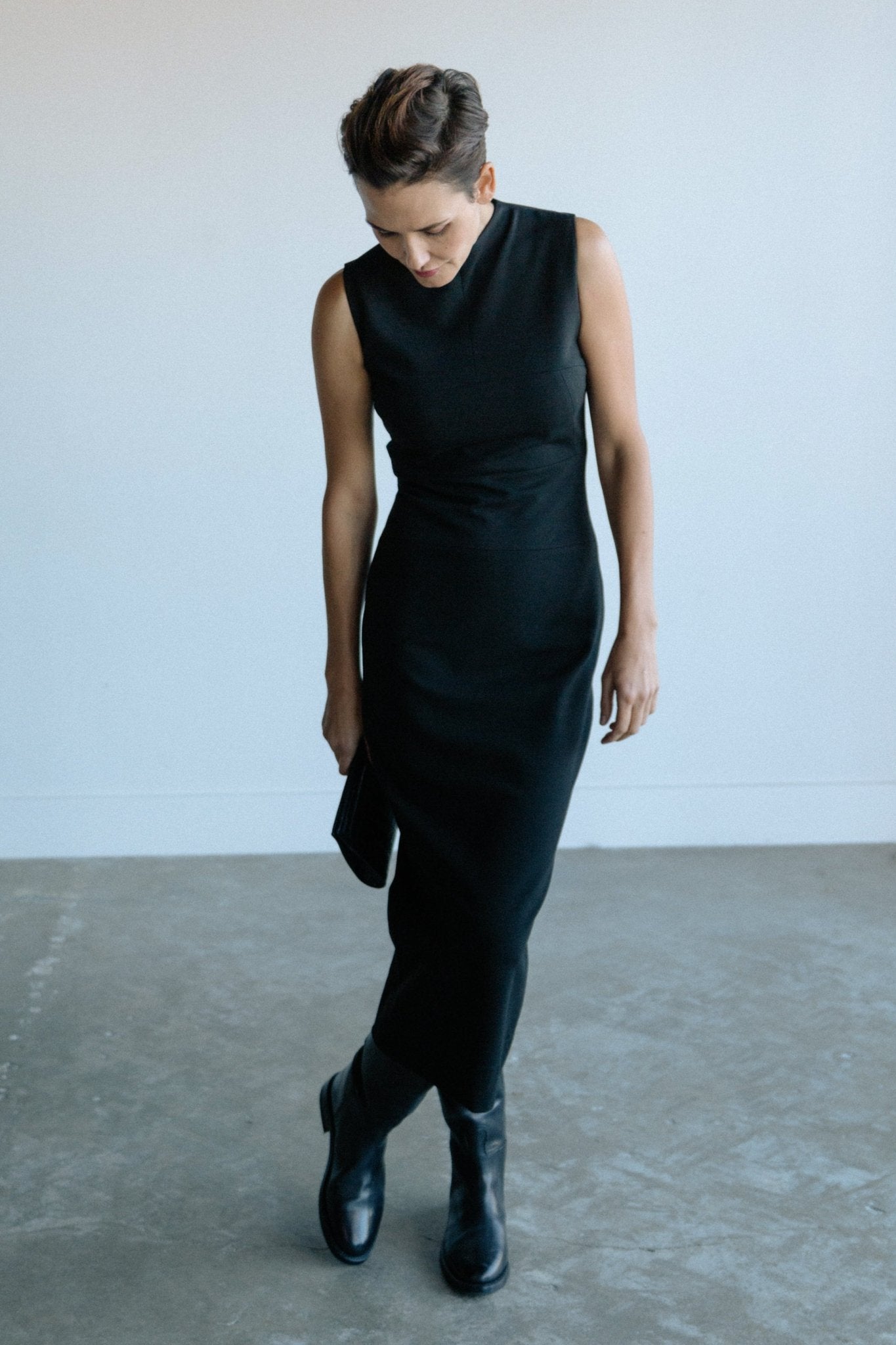 LUNA DRESS IN PONTE KNIT - Jarbo