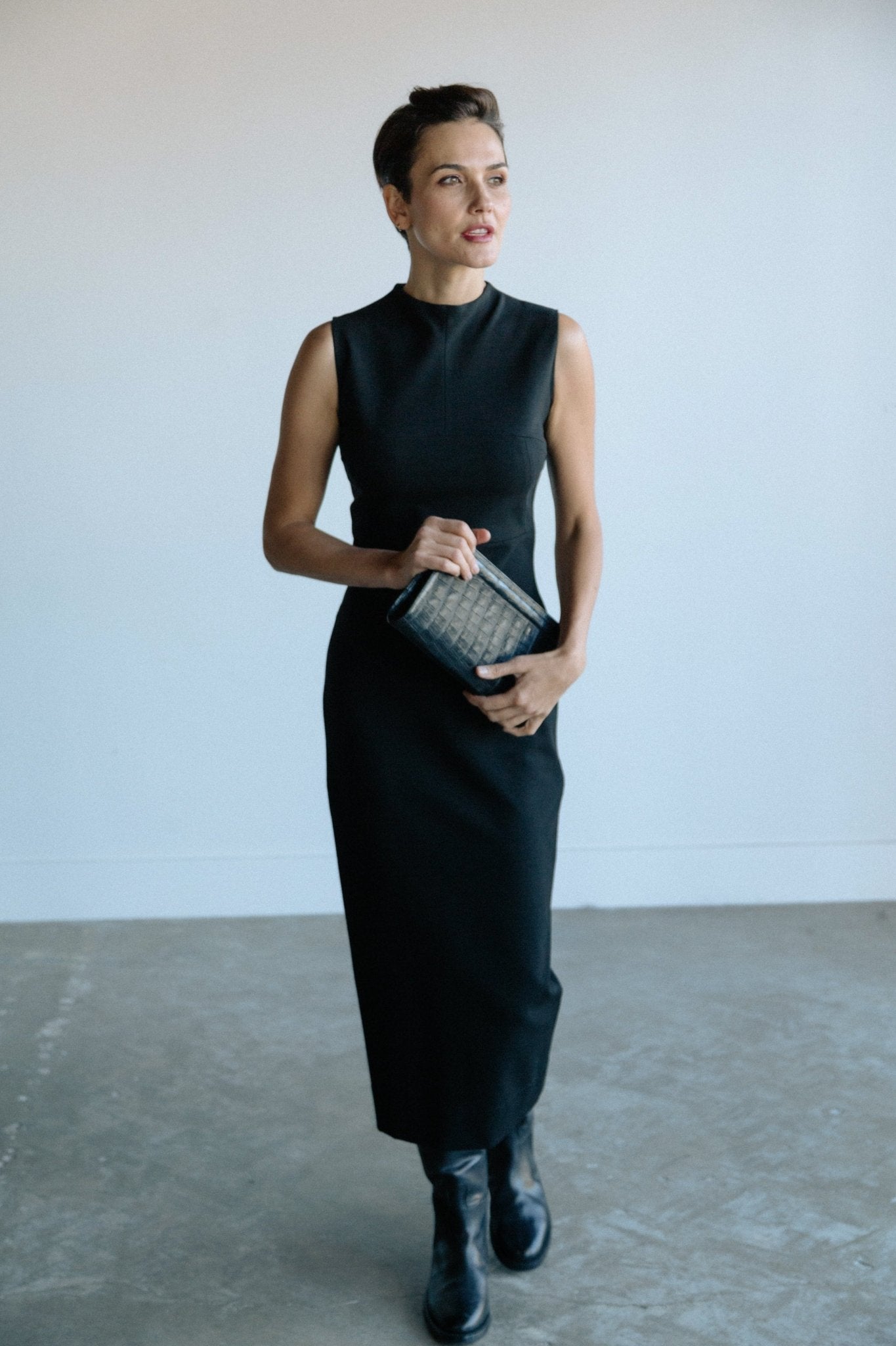 LUNA DRESS IN PONTE KNIT - Jarbo