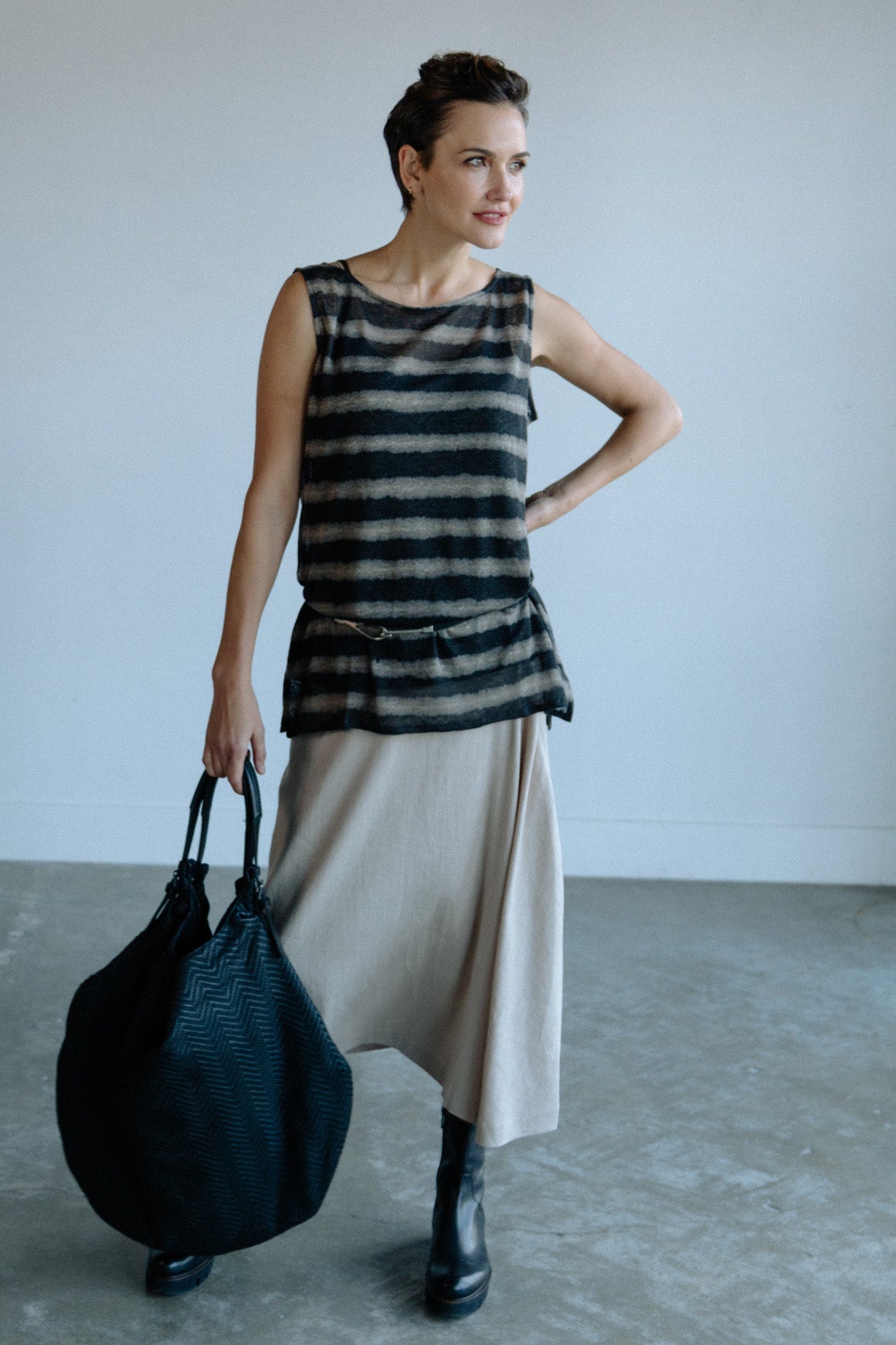 MARABELLA TANK IN LINEN KNIT - Jarbo