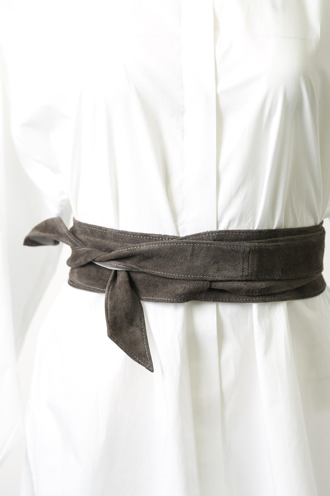 MATINO KIMONO BELT IN LEATHER OR SUEDE - Jarbo