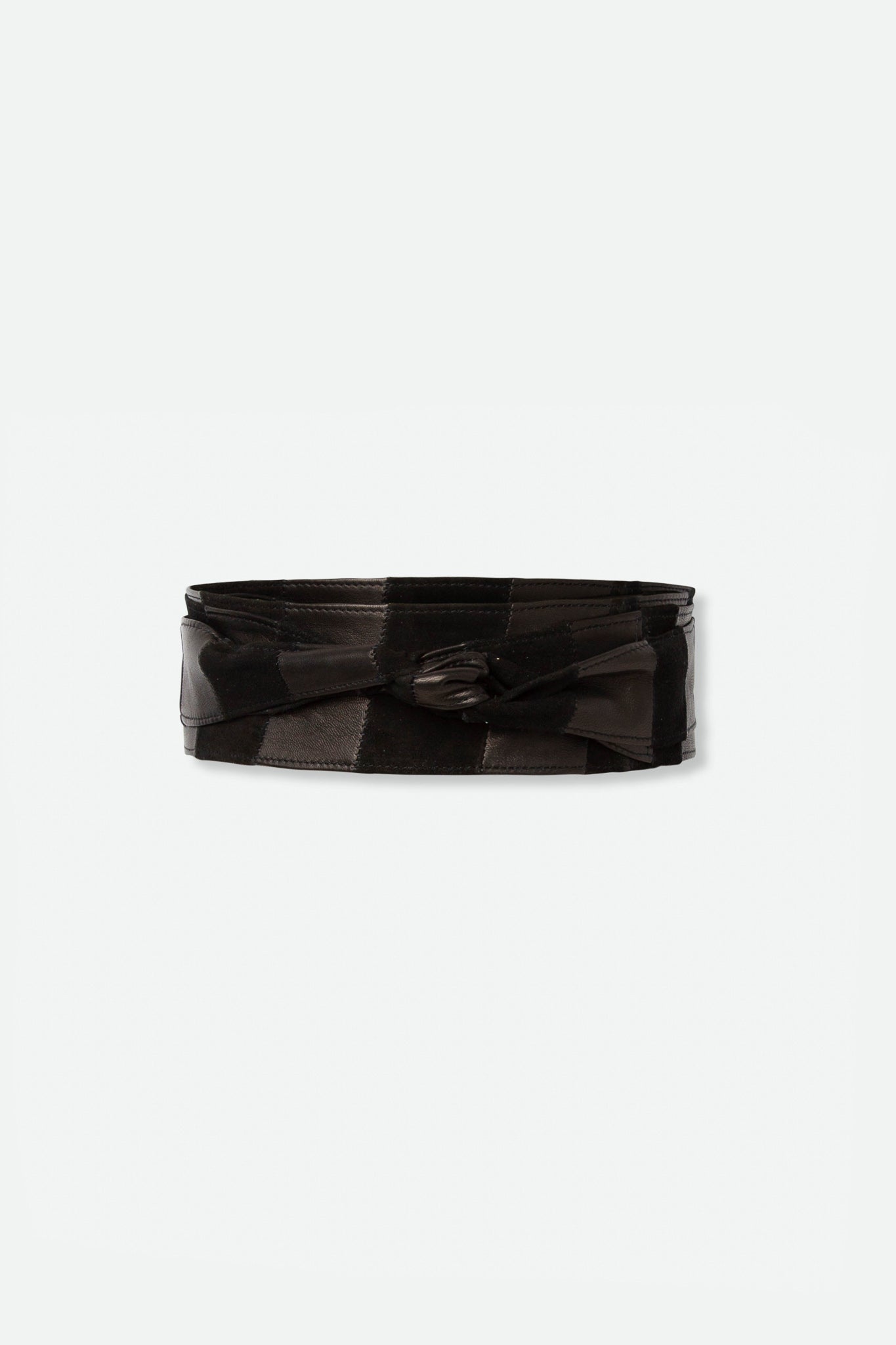 MATINO KIMONO BELT IN LEATHER OR SUEDE - Jarbo