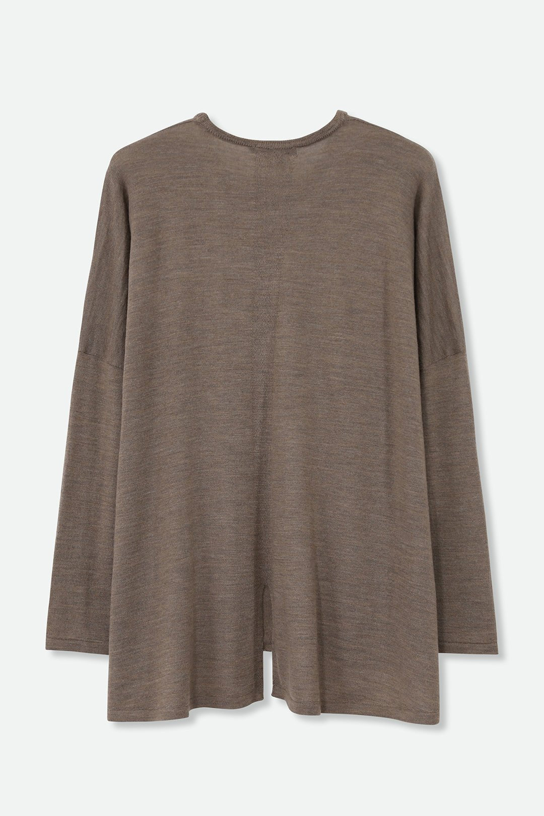 MATTEO OVERSIZED LONG SLEEVE CREW IN FINE ITALIAN MERINO - Jarbo
