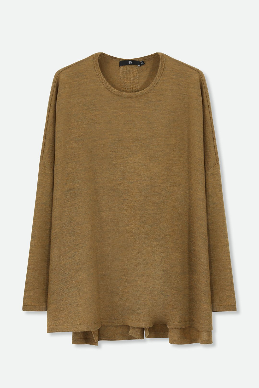 MATTEO OVERSIZED LONG SLEEVE CREW IN FINE ITALIAN MERINO - Jarbo