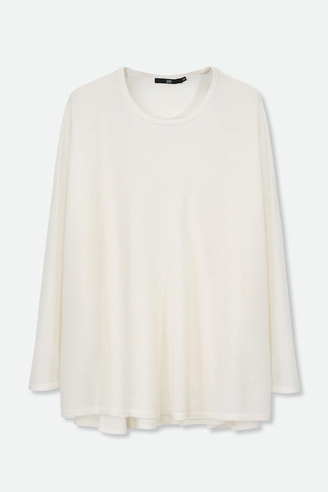 MATTEO OVERSIZED LONG SLEEVE CREW IN FINE ITALIAN MERINO - Jarbo