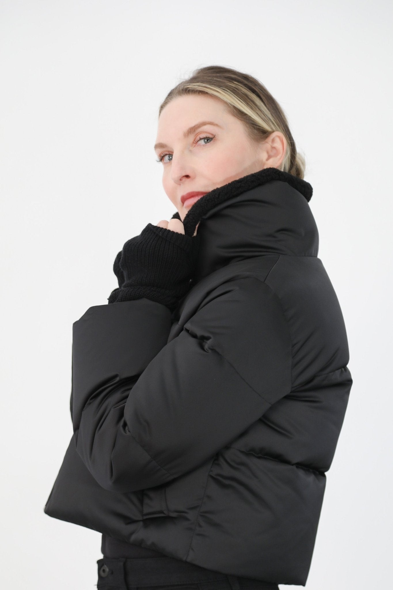 MERIBEL CROPPED COAT IN GOOSE DOWN - Jarbo