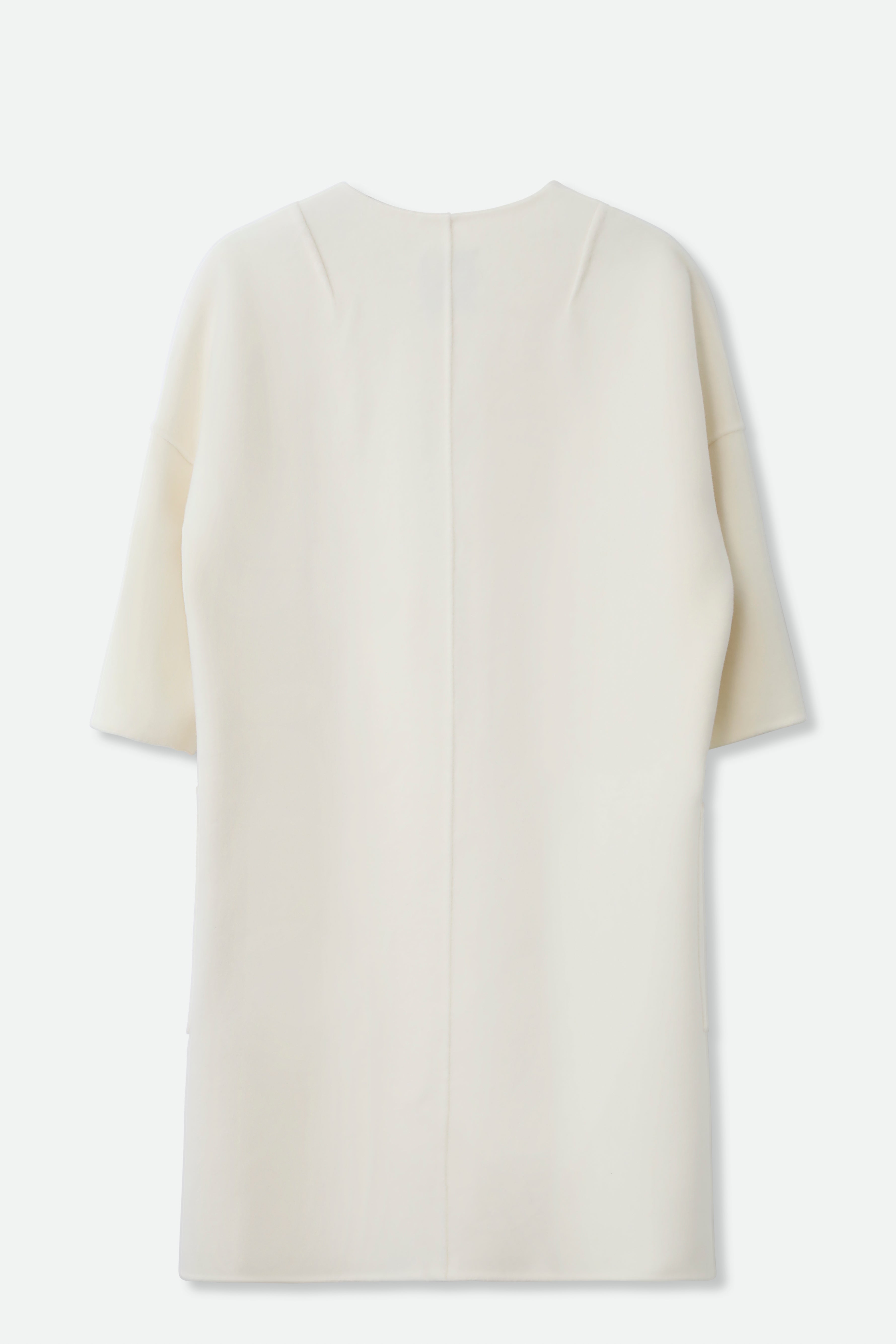 MONROE POCKET LONG COAT IN DOUBLE-FACE CASHMERE WOOL - Jarbo