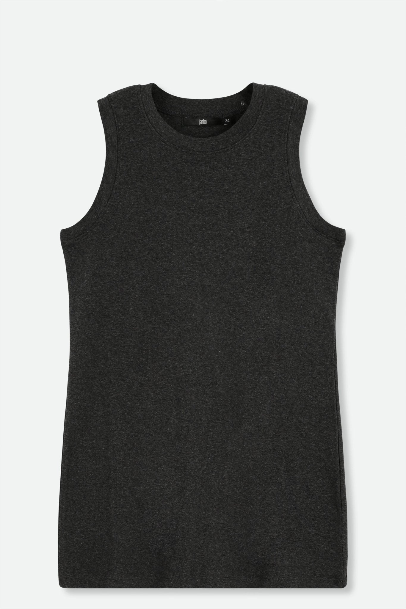 MUSCLE TANK IN HEATHERED PIMA STRETCH - Jarbo