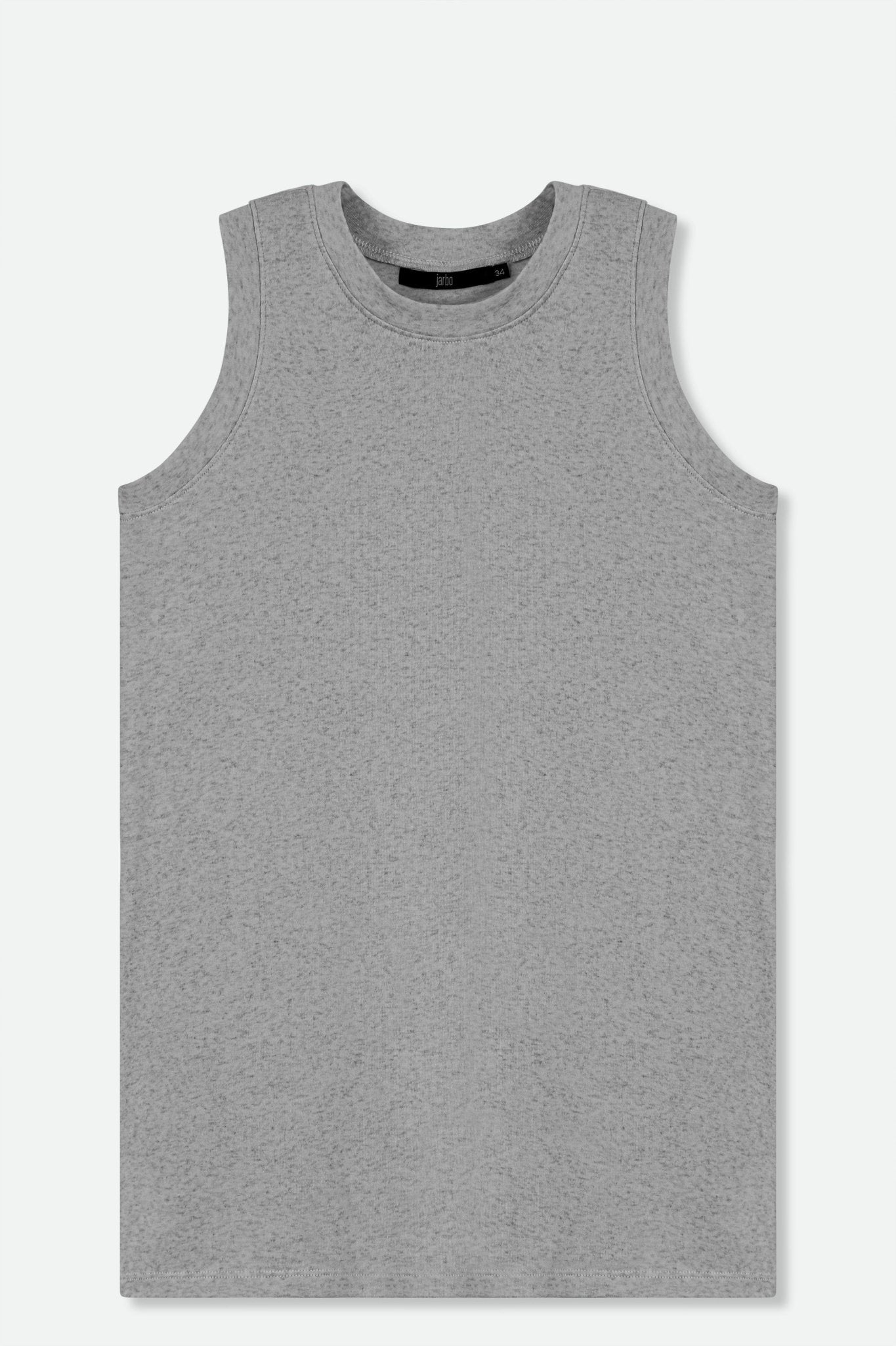 MUSCLE TANK IN HEATHERED PIMA STRETCH - Jarbo