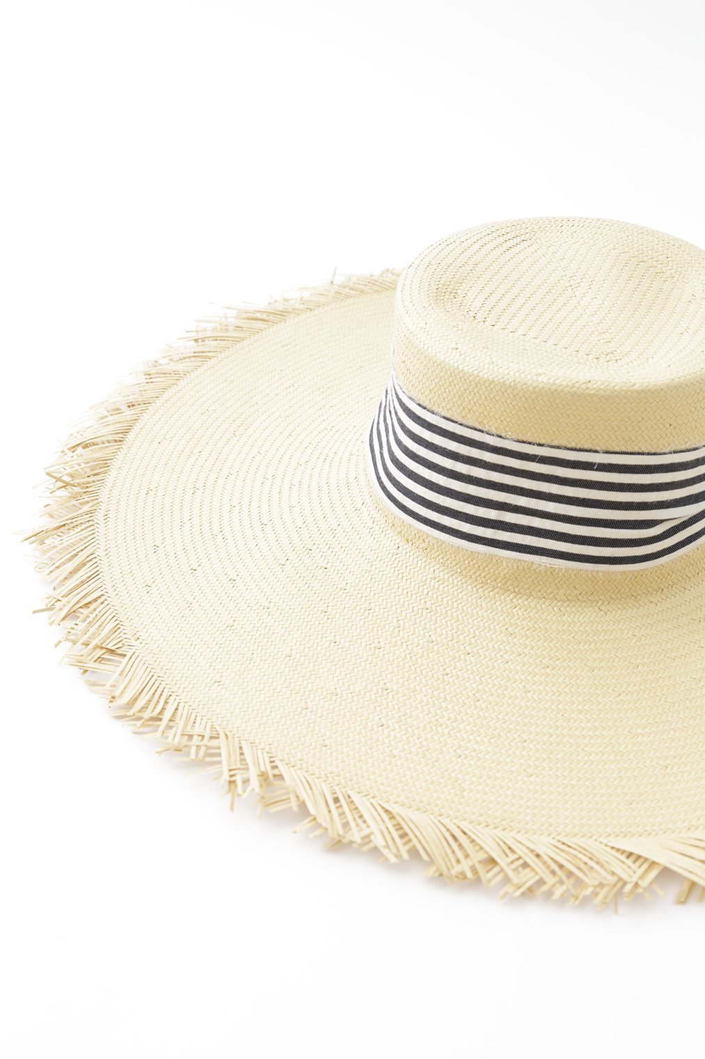 NATURAL FLOPPY HAT IN STRAW - Jarbo