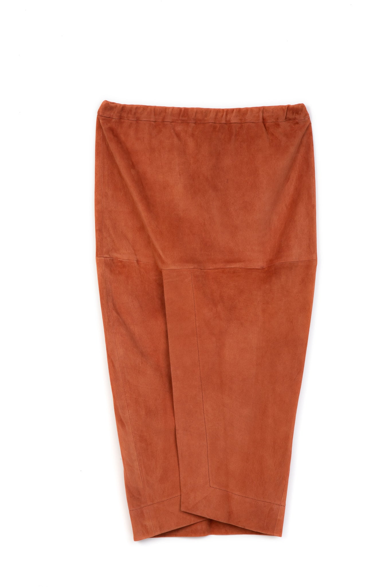 OLIVIA LONG PULL ON SKIRT IN STRETCH SUEDE - Jarbo