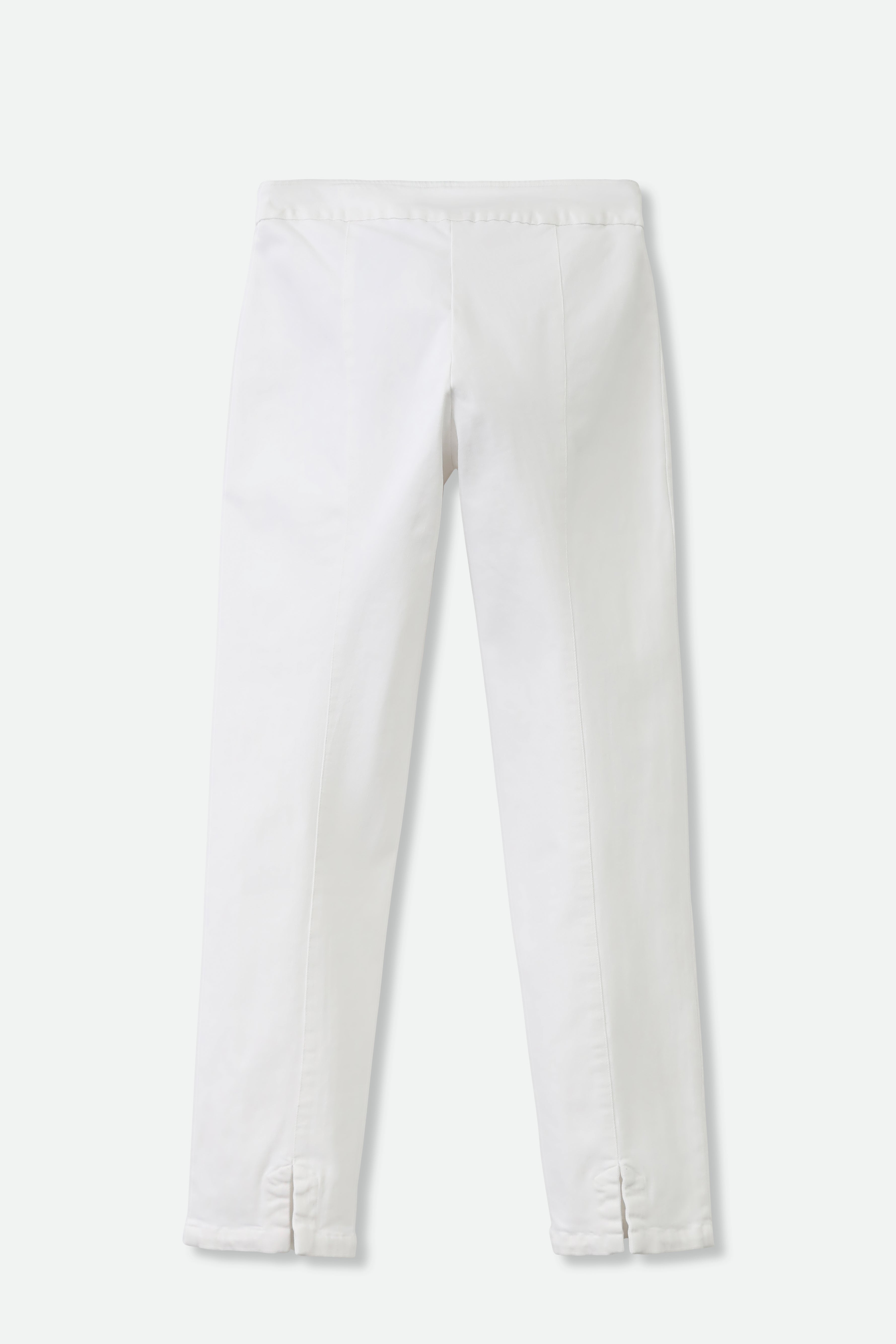 PALLAS BACK SLIT PANT IN GARMENT DYED ITALIAN 4-WAY STRETCH DENIM - Jarbo
