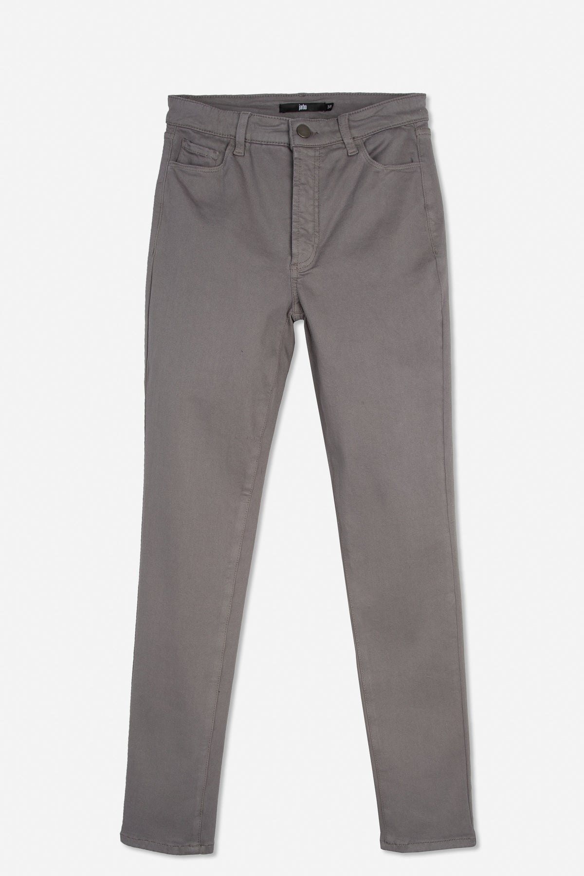 FIVE POCKET ANKLE LEGGING IN ITALIAN SUPER STRETCH DENIM DOVE GREY