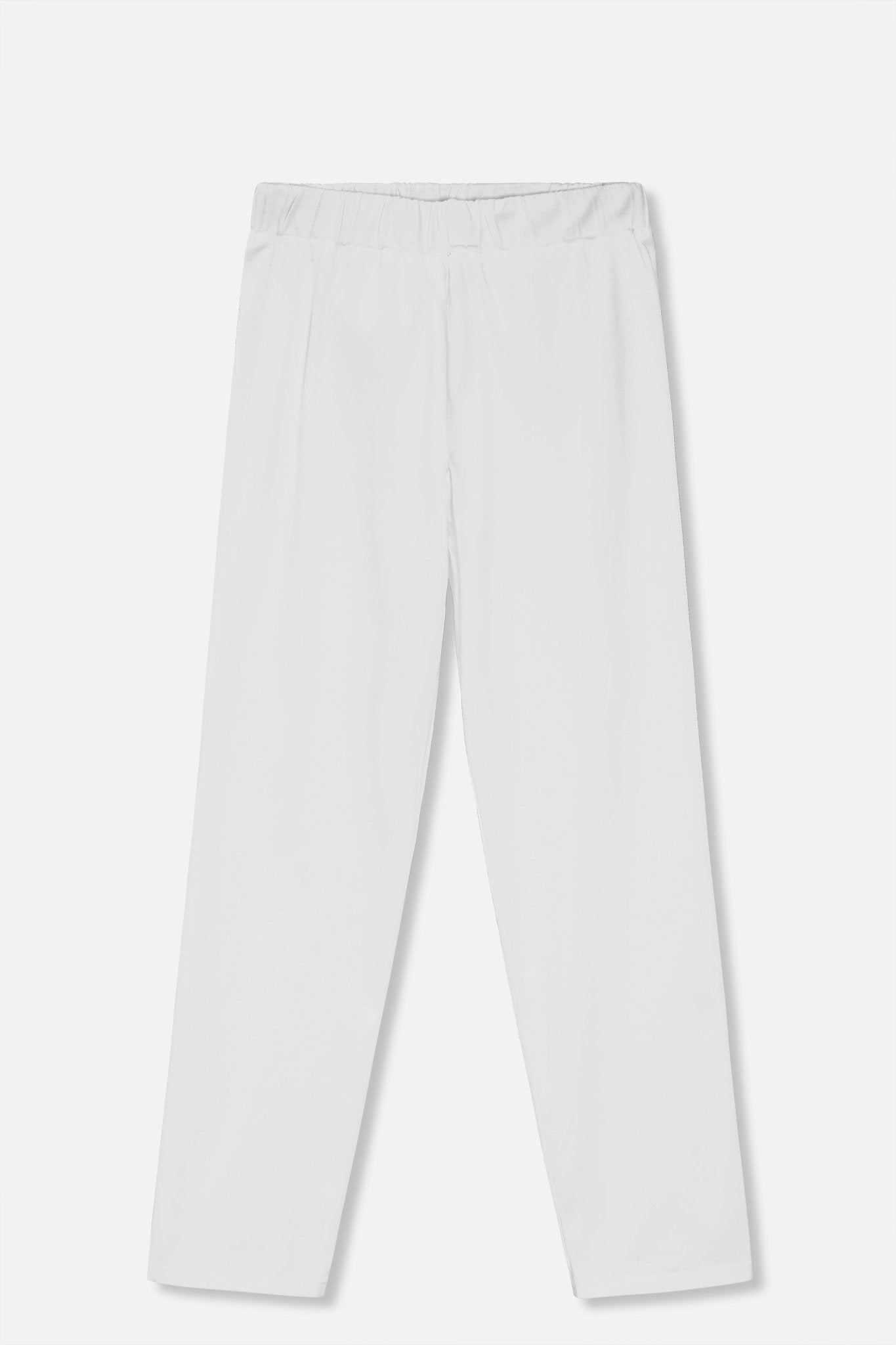 PERRYN PANT IN COTTON STRETCH IN WHITE - Jarbo