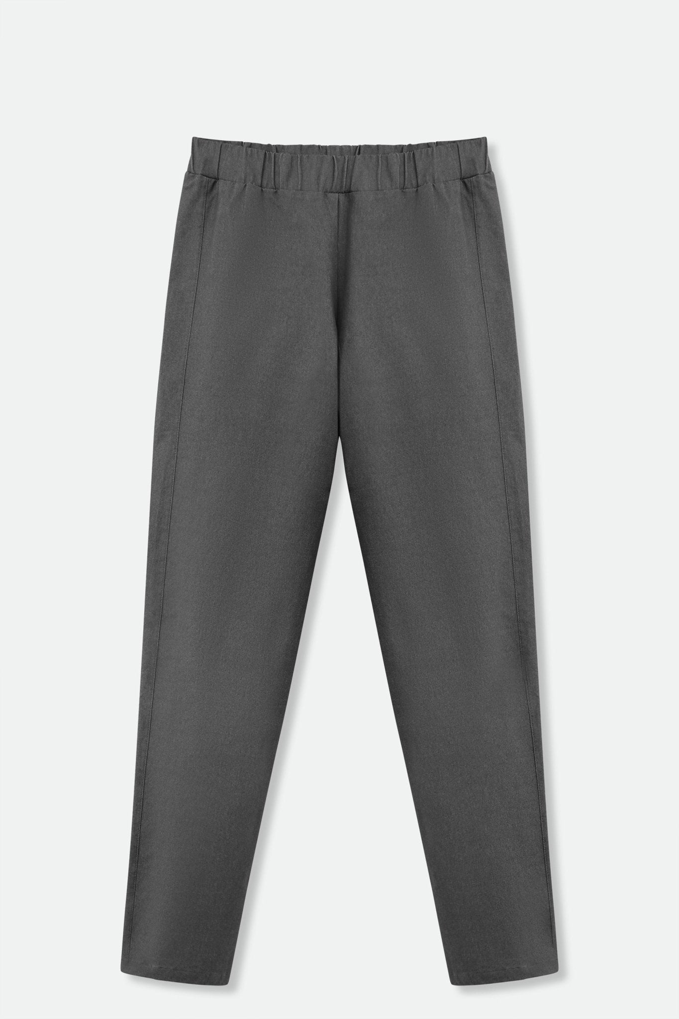 PERRYN PANT IN TECHNICAL COTTON STRETCH IN CHARCOAL - Jarbo