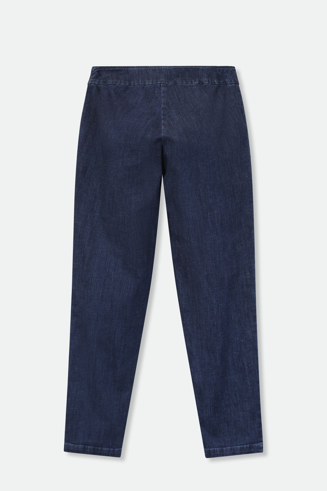 Perth Side-Zip Pull On Pant in Organic Italian Denim Stretch - Jarbo