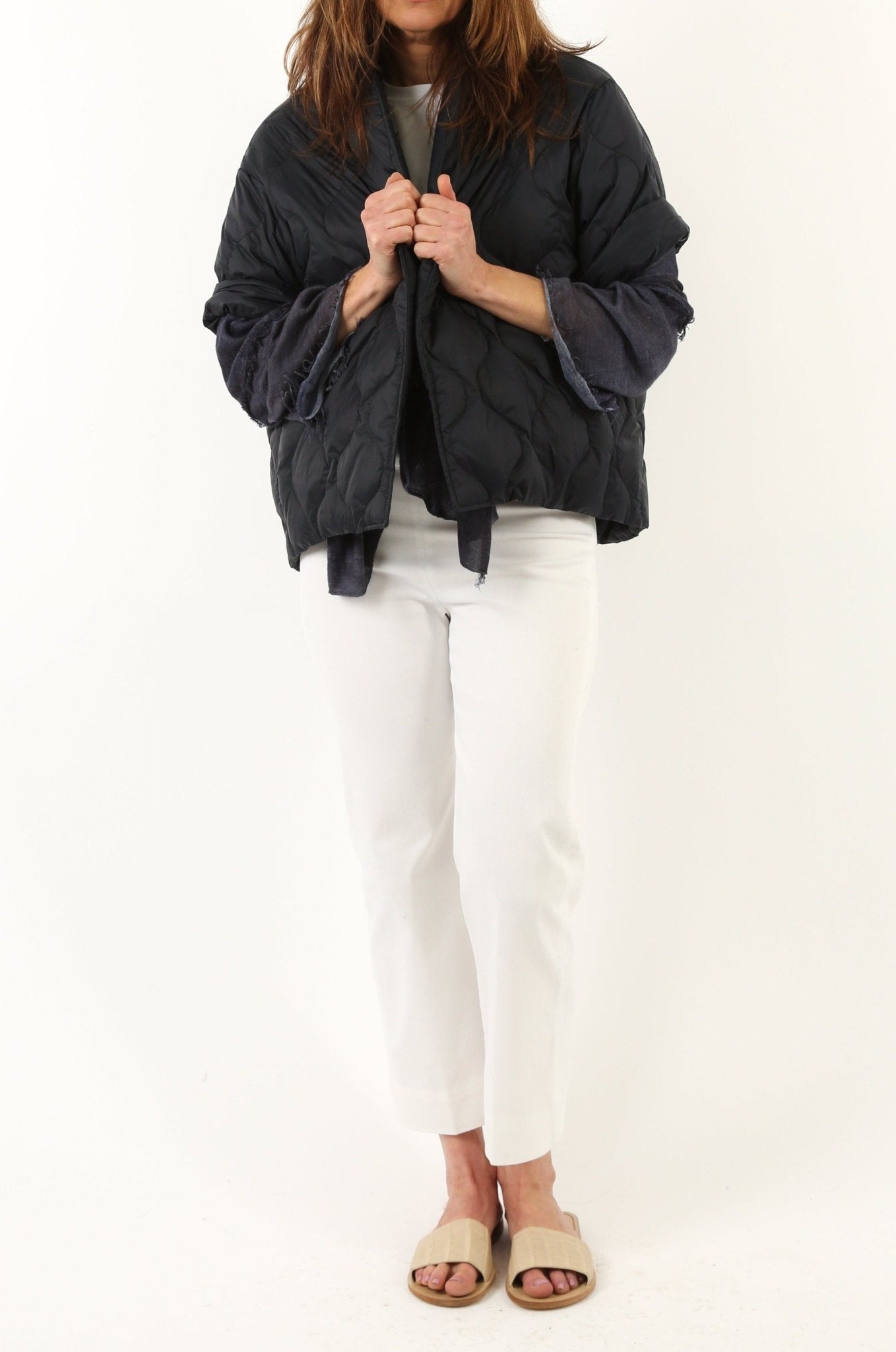 PIA PANT IN TECHNICAL STRETCH COTTON - Jarbo
