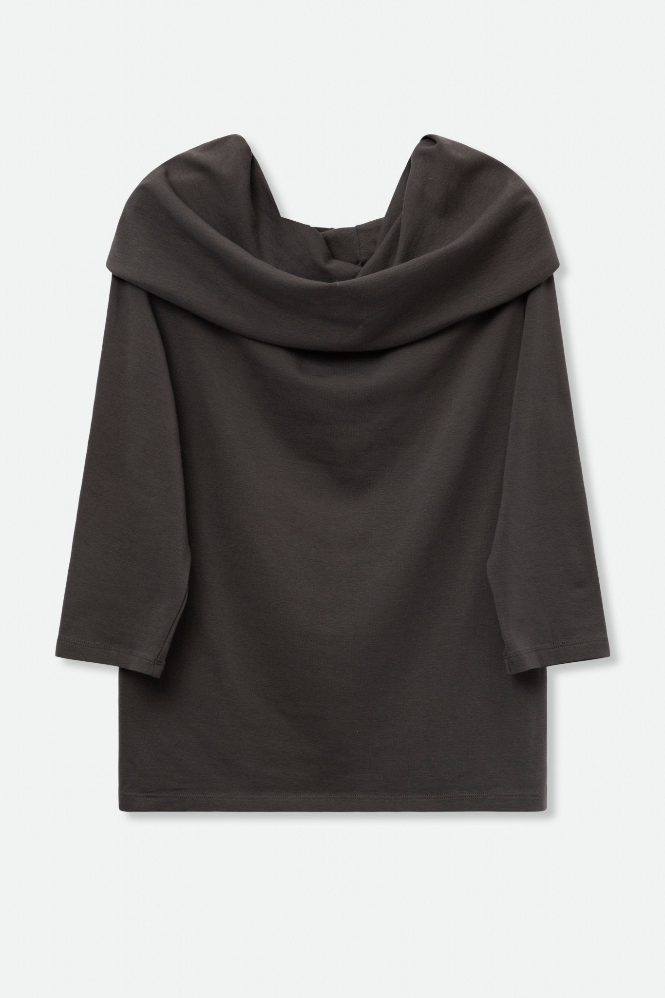 PIMA COTTON STRETCH CONVERTIBLE COWL NECK - Jarbo