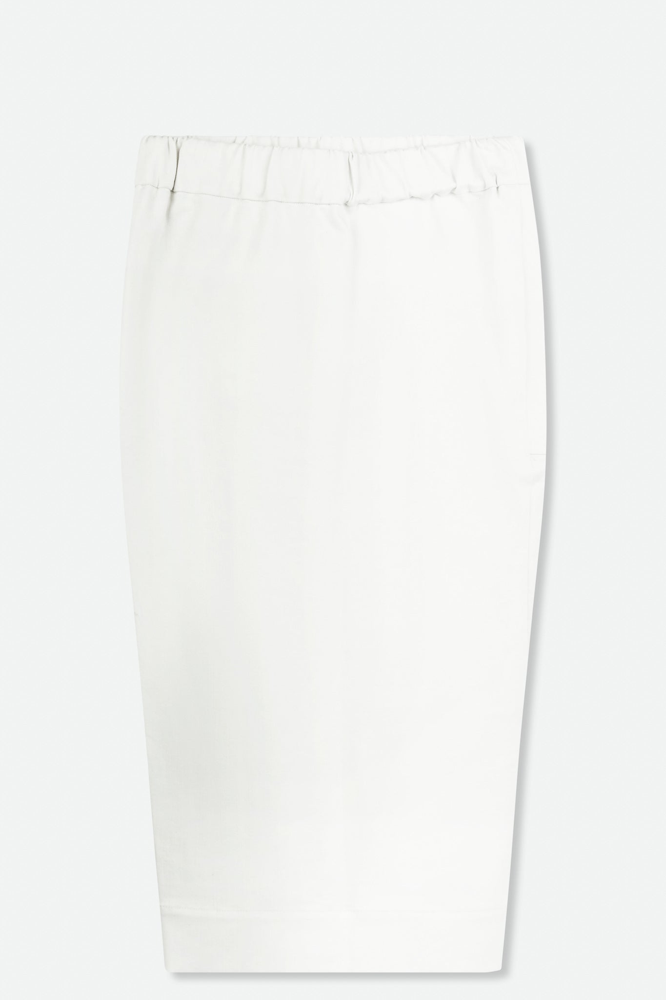 PISA LONG KICK PLEAT SKIRT IN STRETCH DENIM - Jarbo